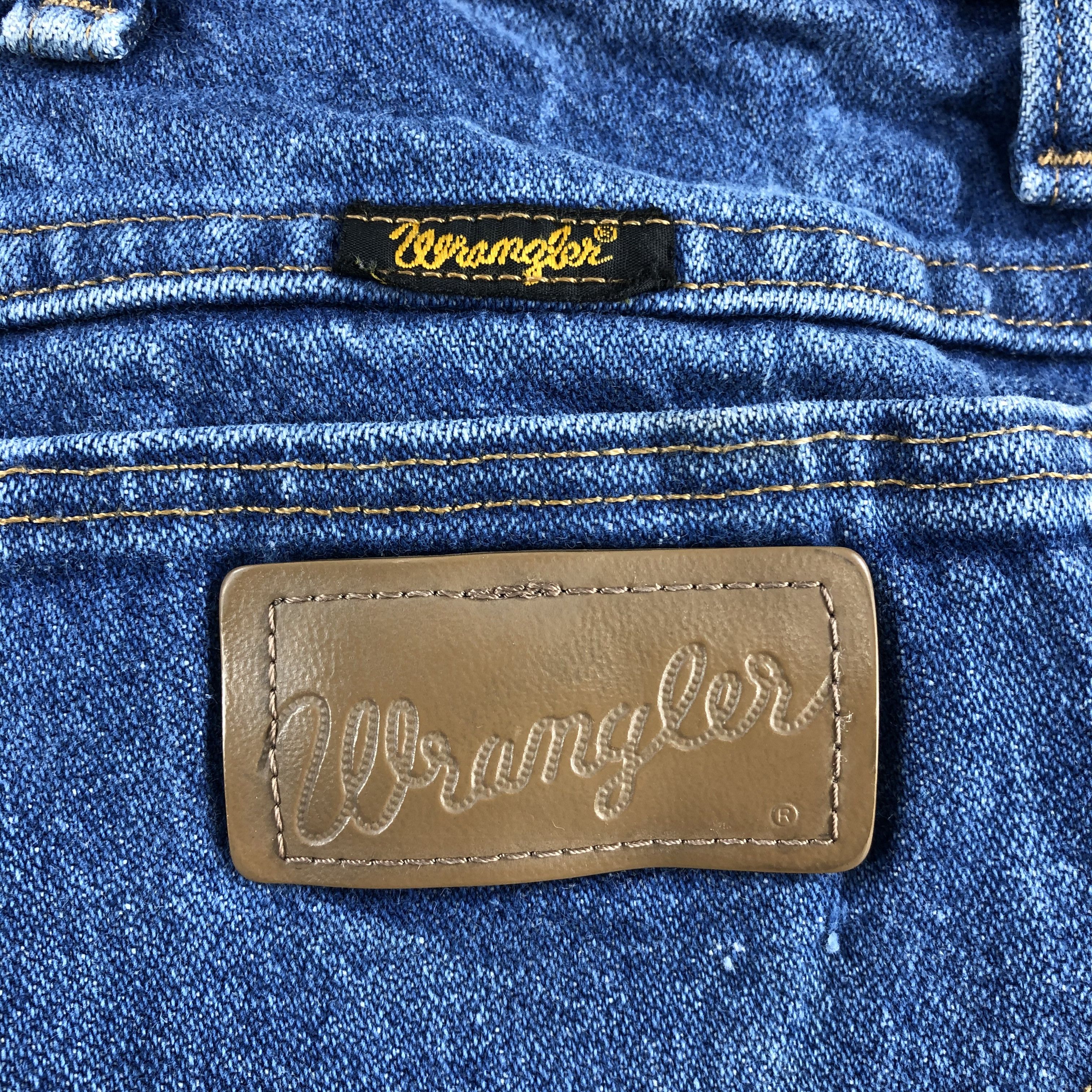 Vintage Vintage Blue Wash Wrangler Jeans-J2111 Size US 35 - 5 Thumbnail