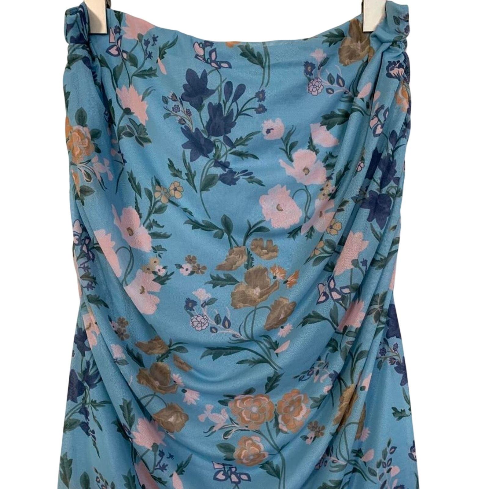 Anthropologie New Maeve x Anthropologie Knee-Length Printed Mesh Skirt Size 32" / US 10 / IT 46 - 3 Thumbnail
