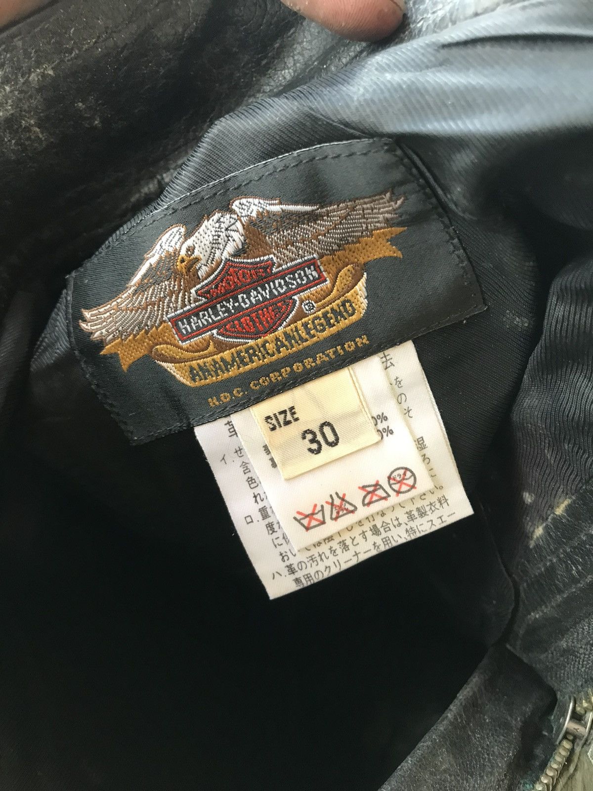 Harley Davidson Black Leather Harley Davison Pants Leather Biker Size US 30 / EU 46 - 3 Thumbnail
