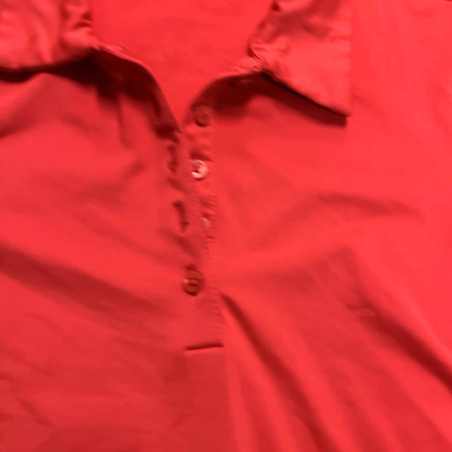 Vintage Antigua Desert Dry Womens Red Medium Sleeveless Collared Golf Top Blouse Size M / US 6-8 / IT 42-44 - 3 Thumbnail