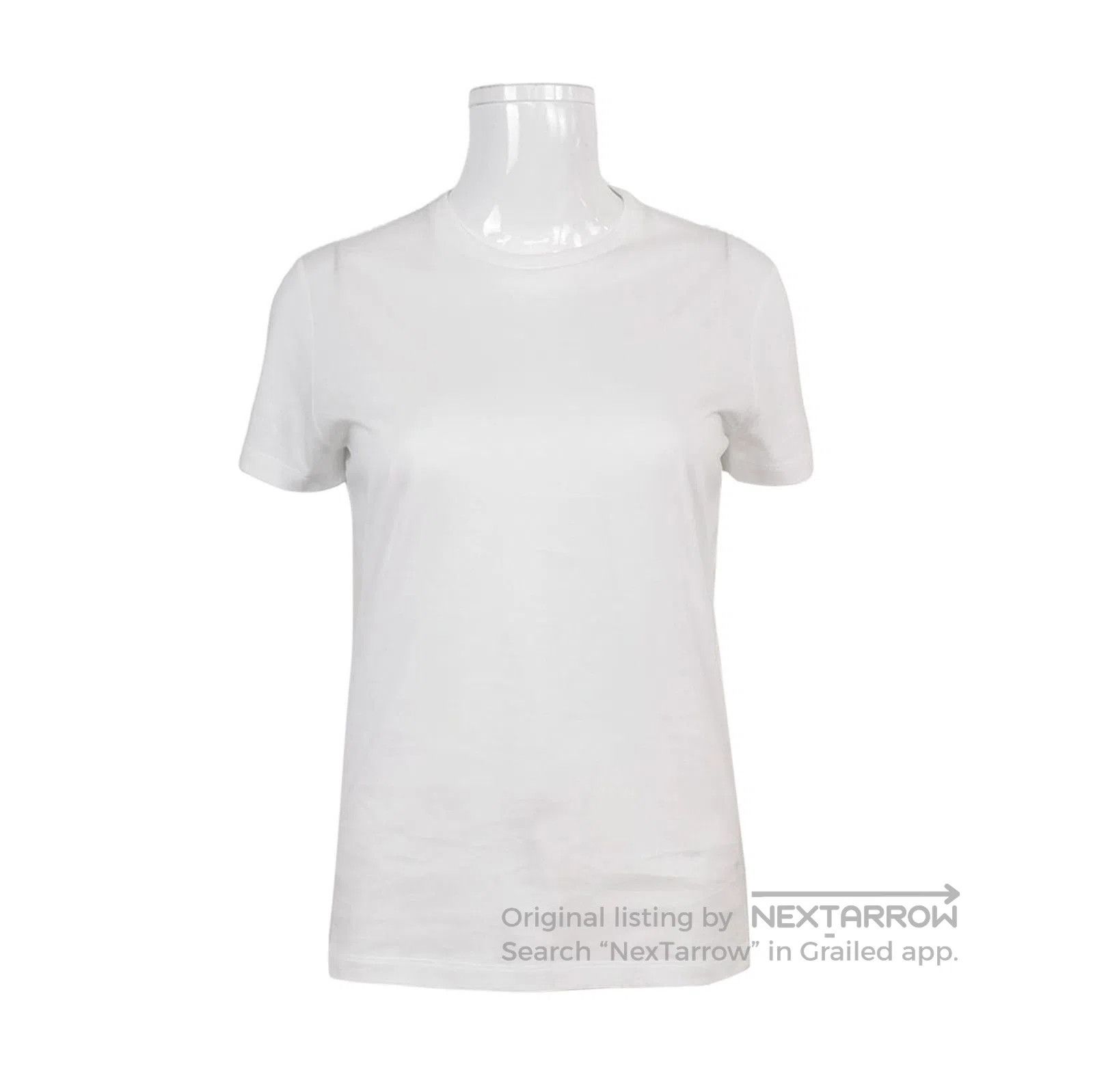 Prada Prada Pure Cotton Short Sleeve Tee Shirt . Size S / US 4 / IT 40 - 1 Thumbnail