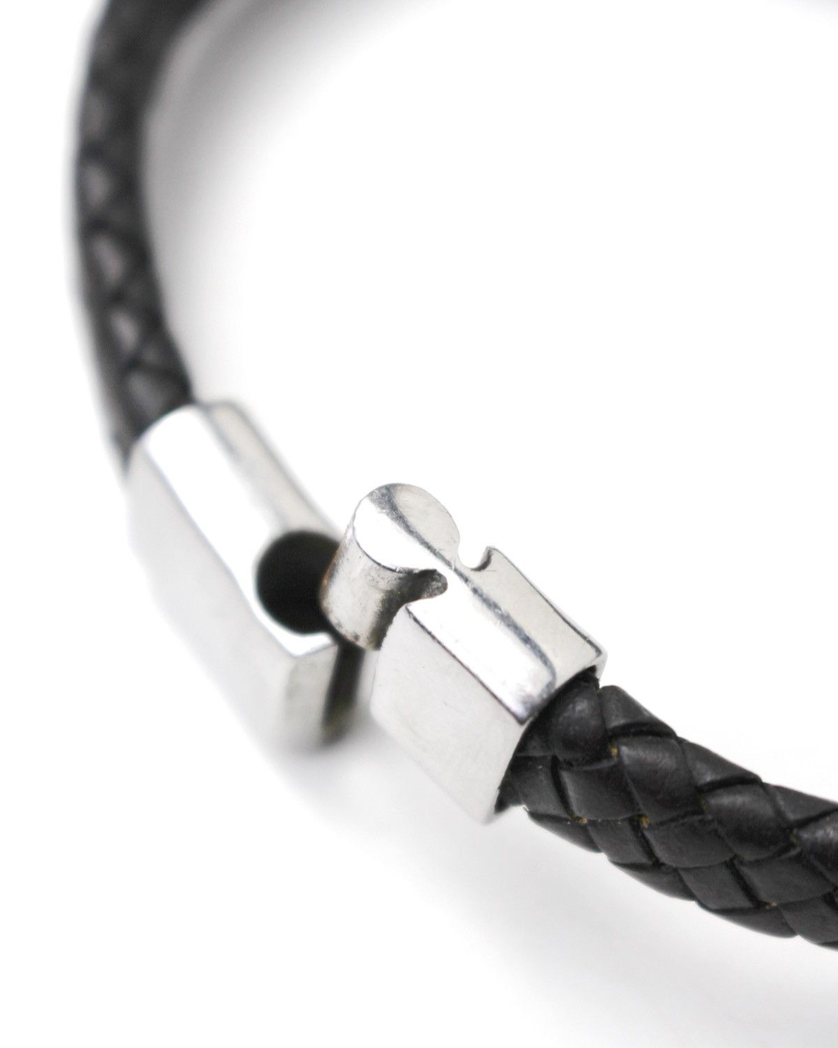 Vintage 2000S JAPANESE MADE BRAIDED LEATHER MAGNETIC CLASP BRACELET Size ONE SIZE - 6 Thumbnail