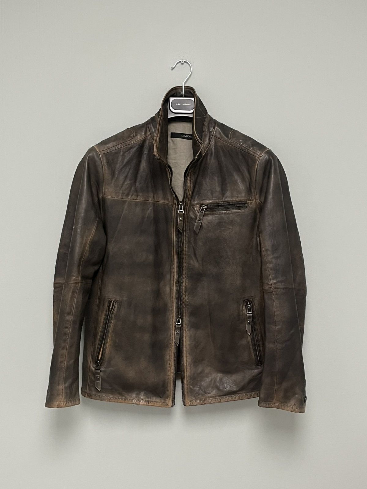 Gimo's Leather jacket. Medium Size US M / EU 48-50 / 2 - 1 Thumbnail