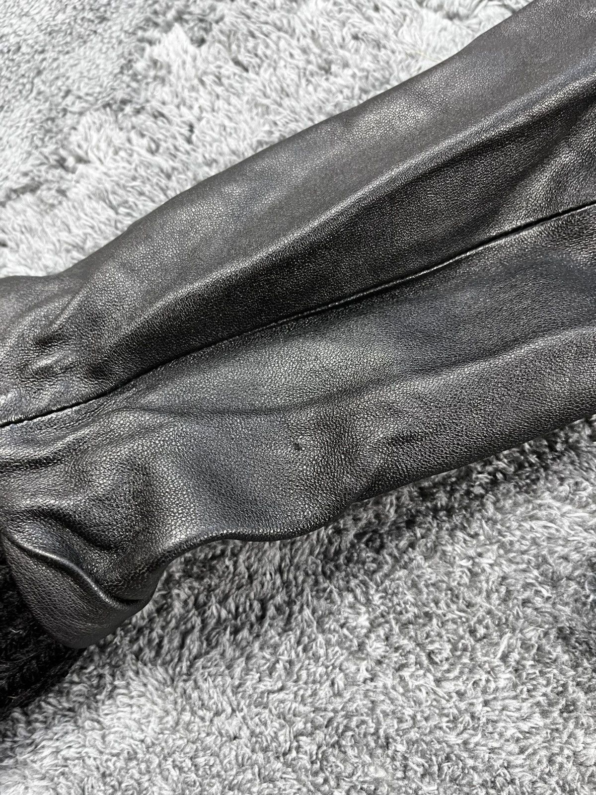 Genuine Leather Vintage Rick Owens Style Leather Gothic Jacket Opium Size L / US 10 / IT 46 - 9 Thumbnail