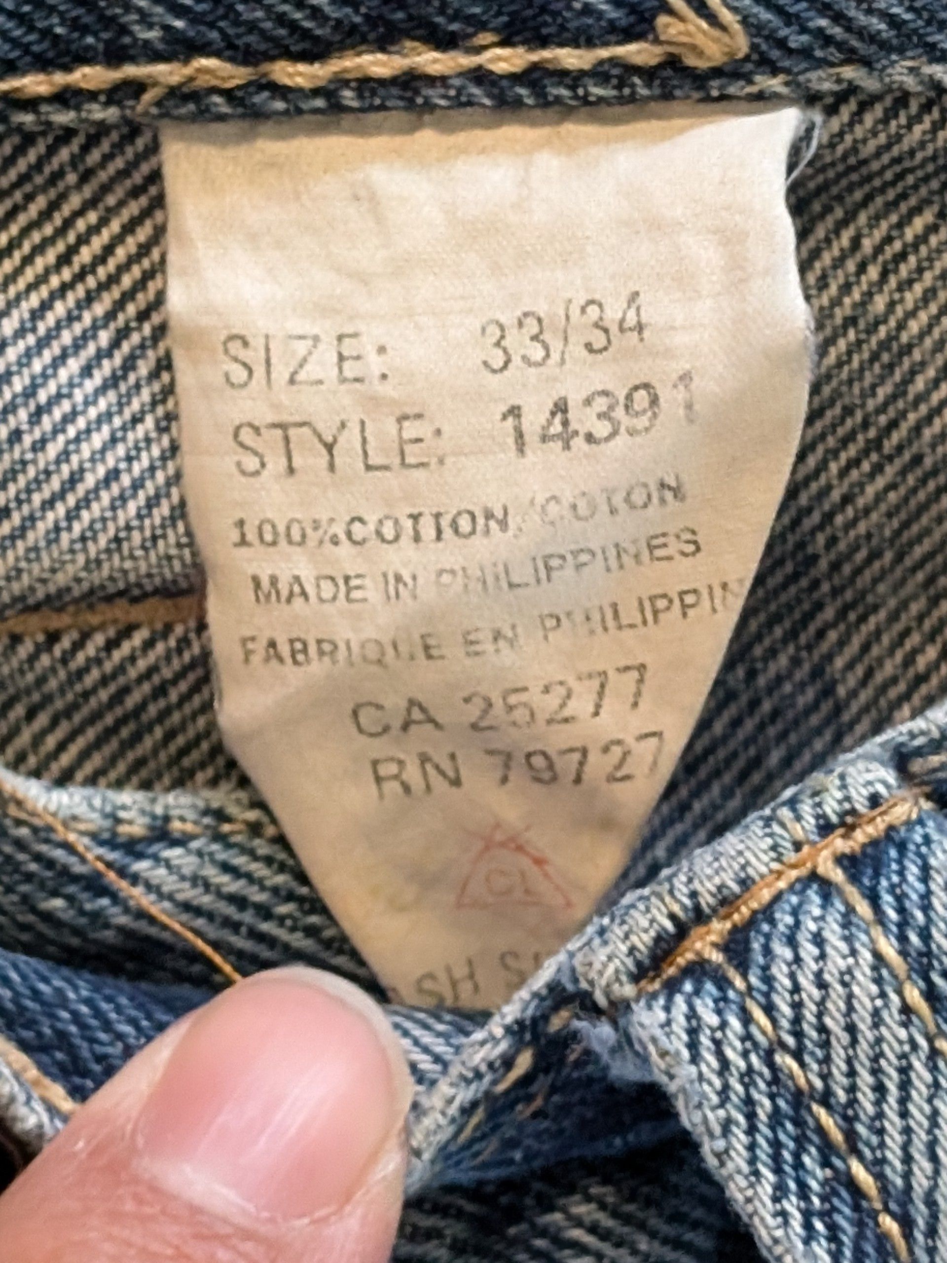 Mecca 90's Vintage Paco Sport Blue Jeans - Size: 34x28 Size US 34 / EU 50 - 7 Thumbnail