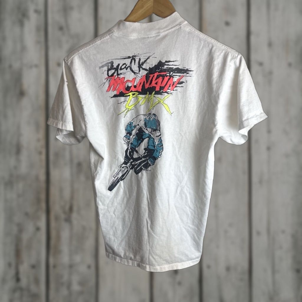 VINTAGE 90s Black Mountain BMX Oneita Men’s T Shirt S Graphic Print Stitch