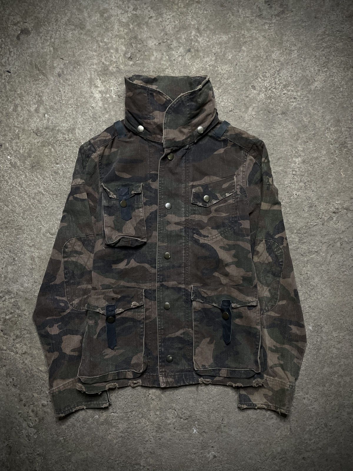 BUFFALO BOBS 2000’s Bub Jhonny - Apocalypse Style Camo Bono Jacket Size US M / EU 48-50 / 2 - 2 Thumbnail