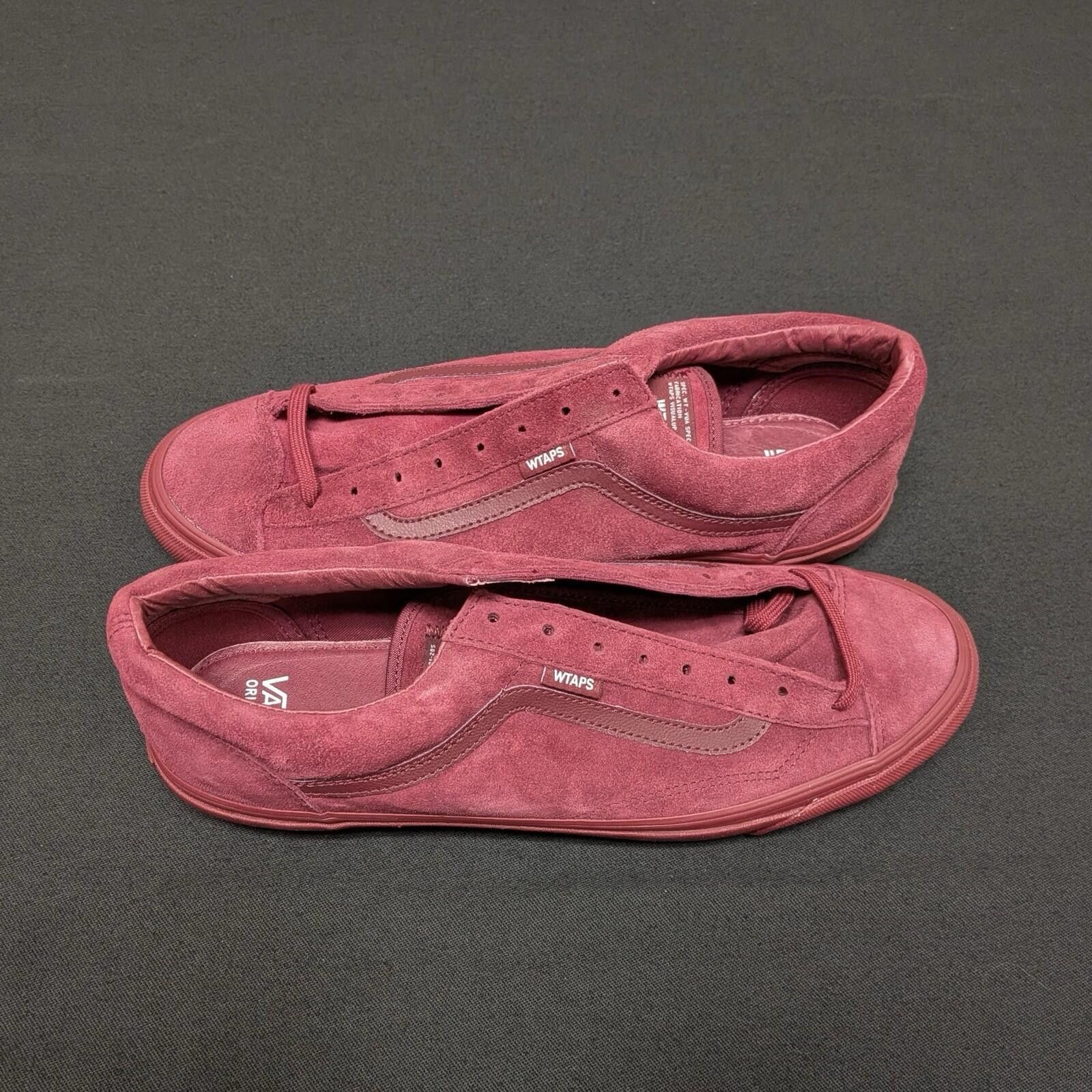 Vans Vans WTAPS OG Style 36 LX Burgundy VN000SF5H1X US11 Size US 11 / EU 44 - 1 Thumbnail