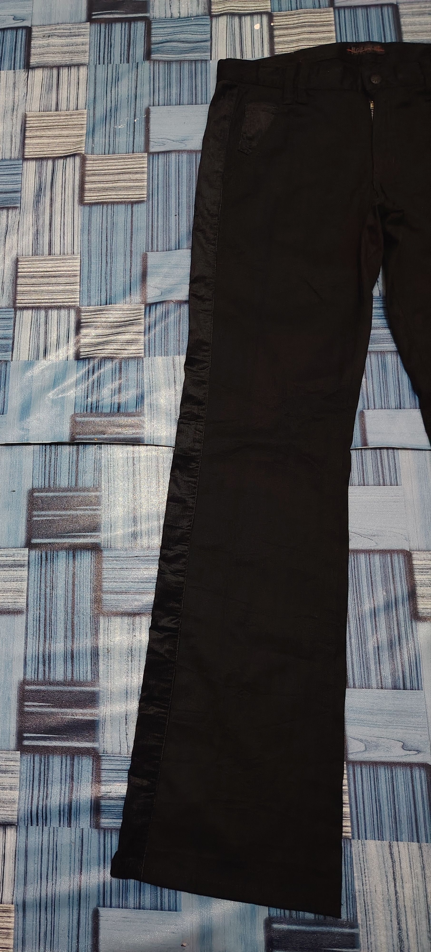 Morgan Homme Japanese Morgan Homme Lining Corduroy Black Pants Size US 31 - 3 Thumbnail