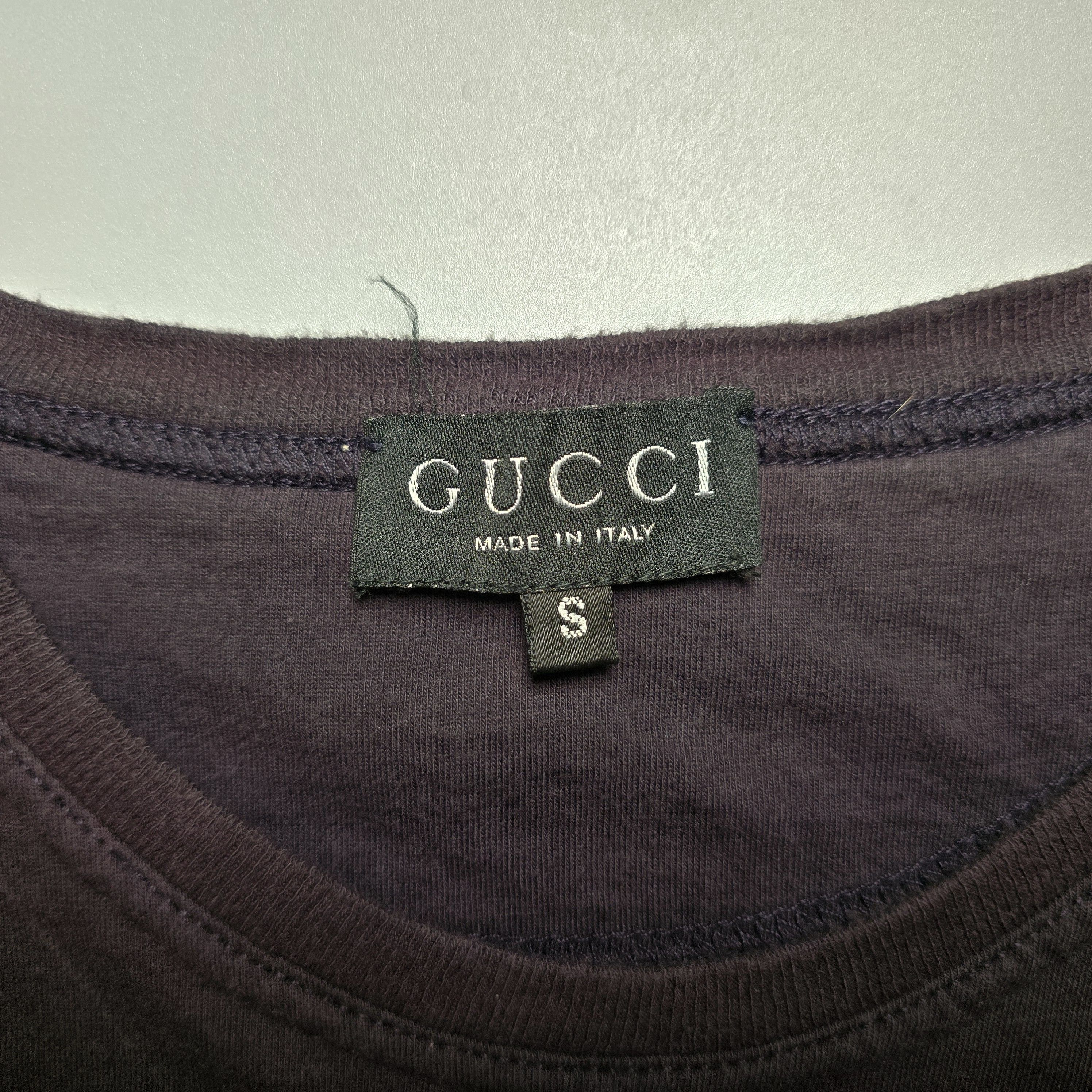 Gucci Gucci by Tom Ford - SS96 GG Interlocking Cropped T-Shirt Size US S / EU 44-46 / 1 - 4 Thumbnail