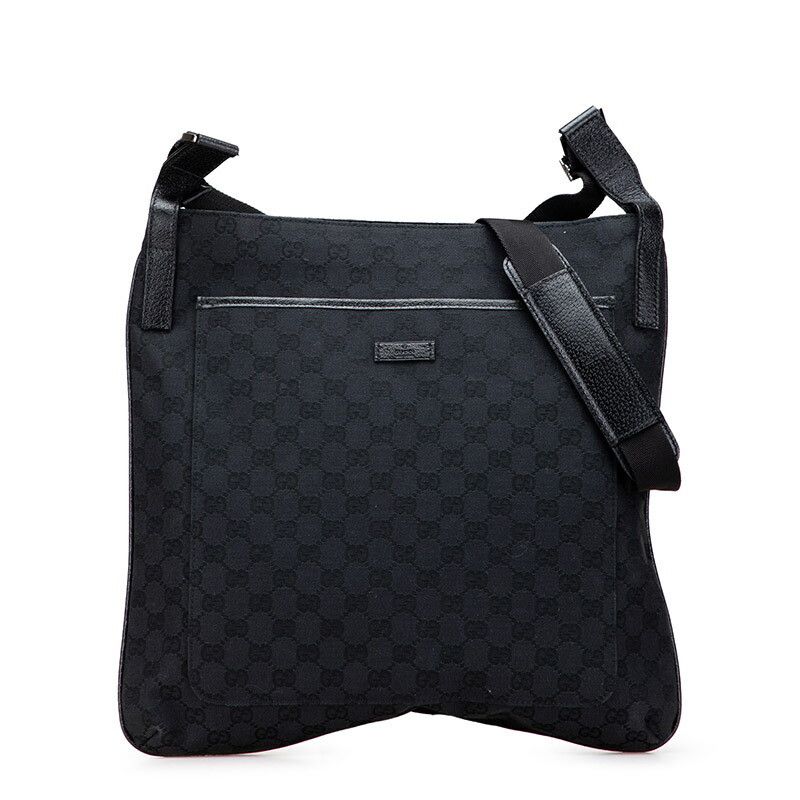 Gucci Gucci Gucci GG Canvas Shoulder Bag Canvas Leather Canvas Shoulder Bag 122791 DUTY FREE for USA Size ONE SIZE - 1 Thumbnail