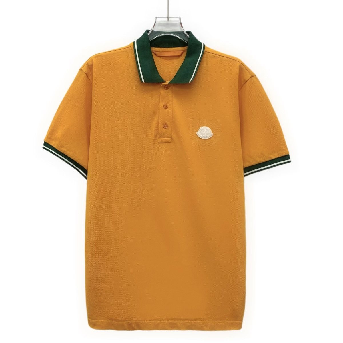 Moncler Moncler Single-breasted Short Sleeve Polo Shirt K26WX Size US L / EU 52-54 / 3 - 1 Thumbnail