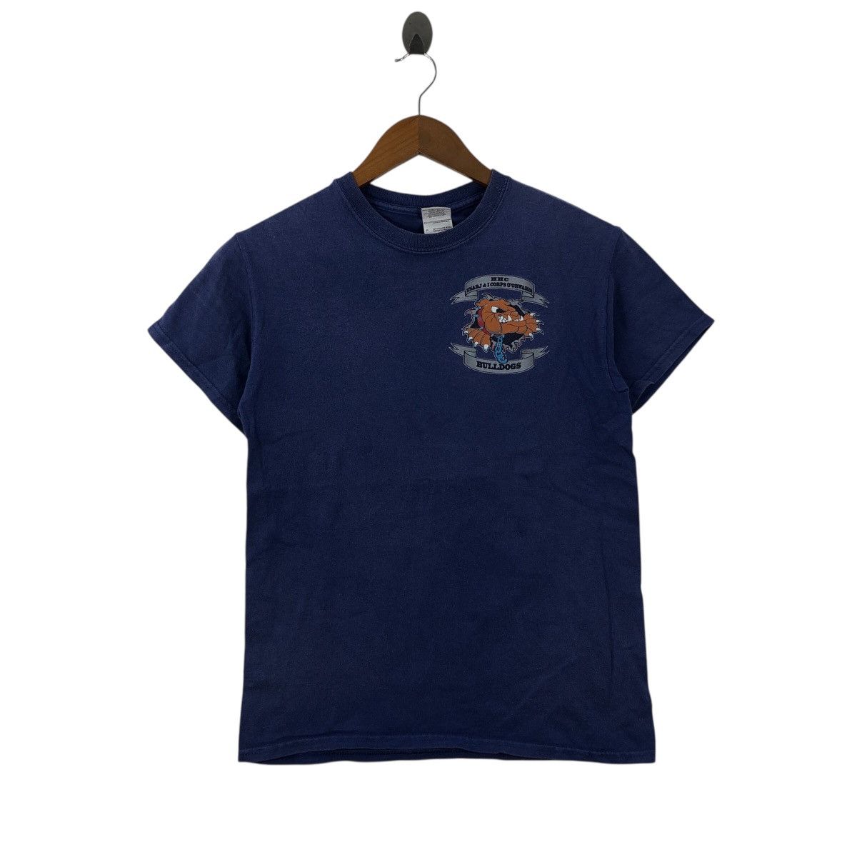 Vintage Vintage HHC BULLDOG Usarj And Icops faded T-shirt Size S / US 4 / IT 40 - 3 Thumbnail