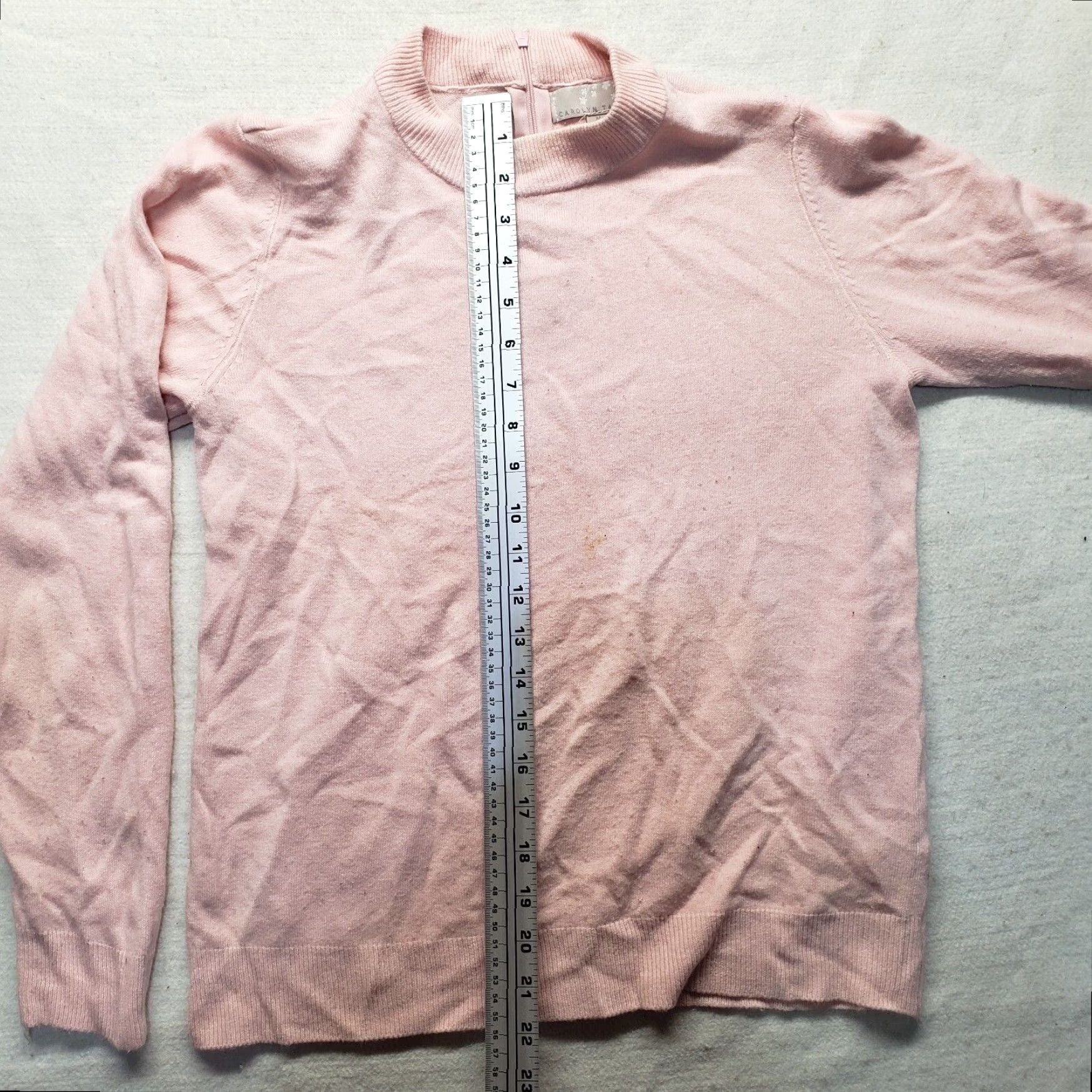 Vintage Carolyn Taylor Women's Pink Long Sleeve Sweater Size Medium Adult Size M / US 6-8 / IT 42-44 - 6 Thumbnail