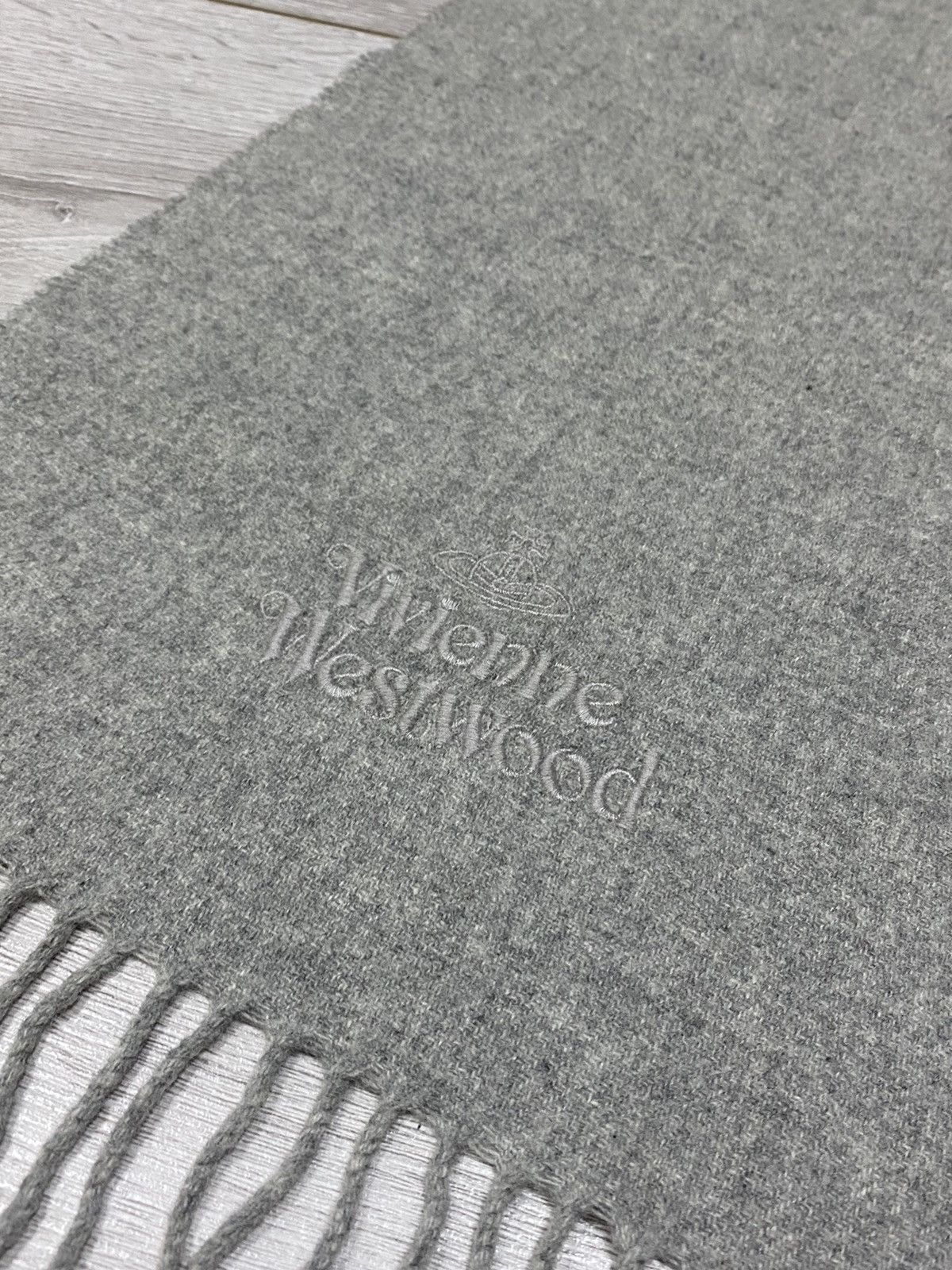Vivienne Westwood Vivienne Westwood wool scarf big logo Size ONE SIZE - 2 Thumbnail