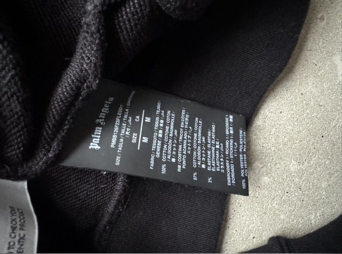 Palm Angels logo-embroidered hoodie
