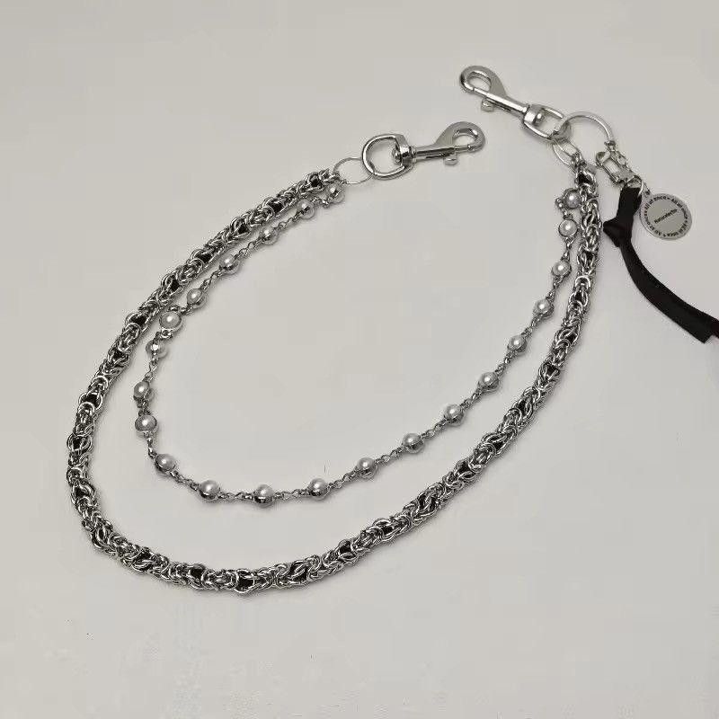 Jewelry 2 Layer Natural Echo Pearled Wallet Chain Size ONE SIZE - 4 Thumbnail
