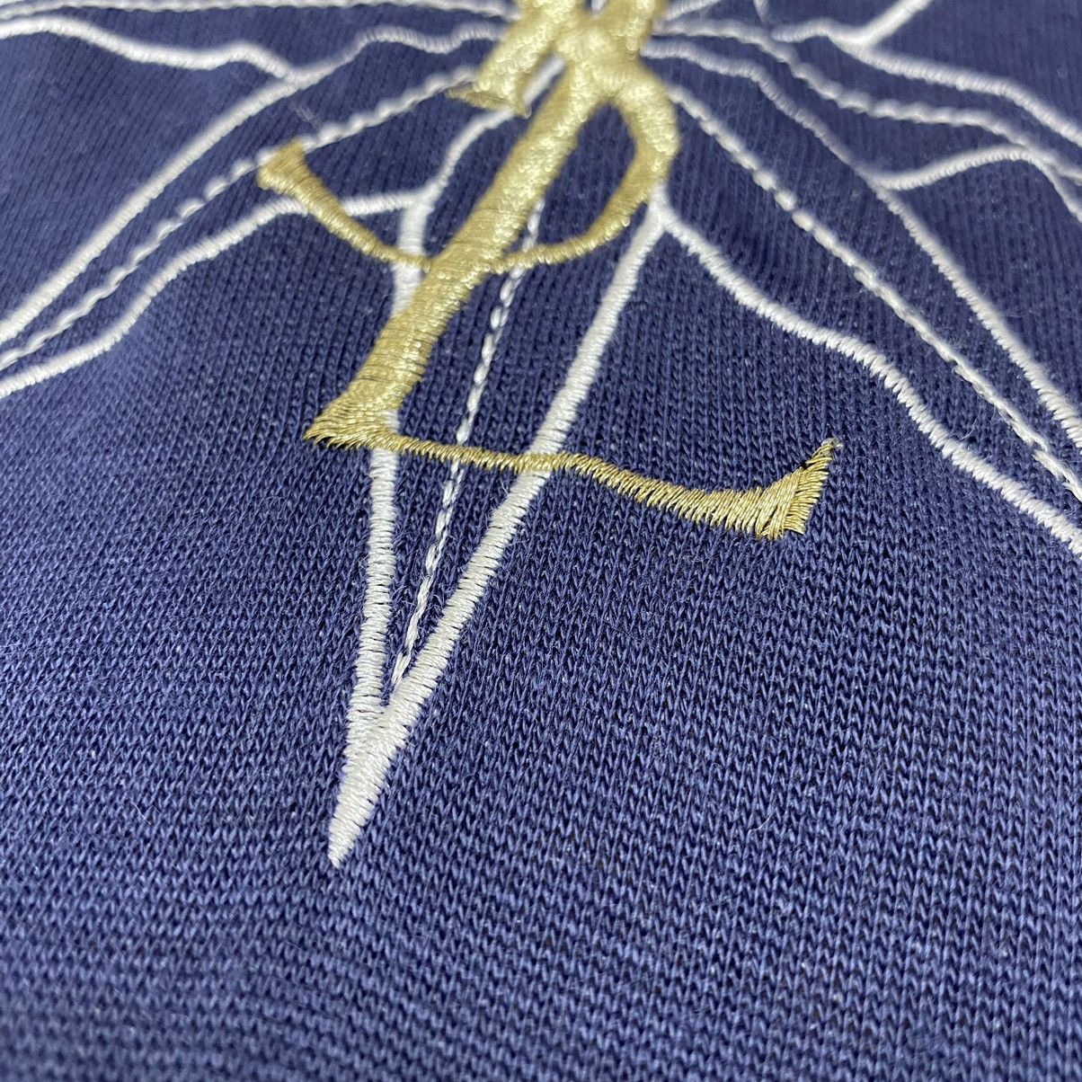 Yves Saint Laurent Vintage 90s YSL Sweatshirt Light Cotton Made in Italy Size US S / EU 44-46 / 1 - 10 Thumbnail