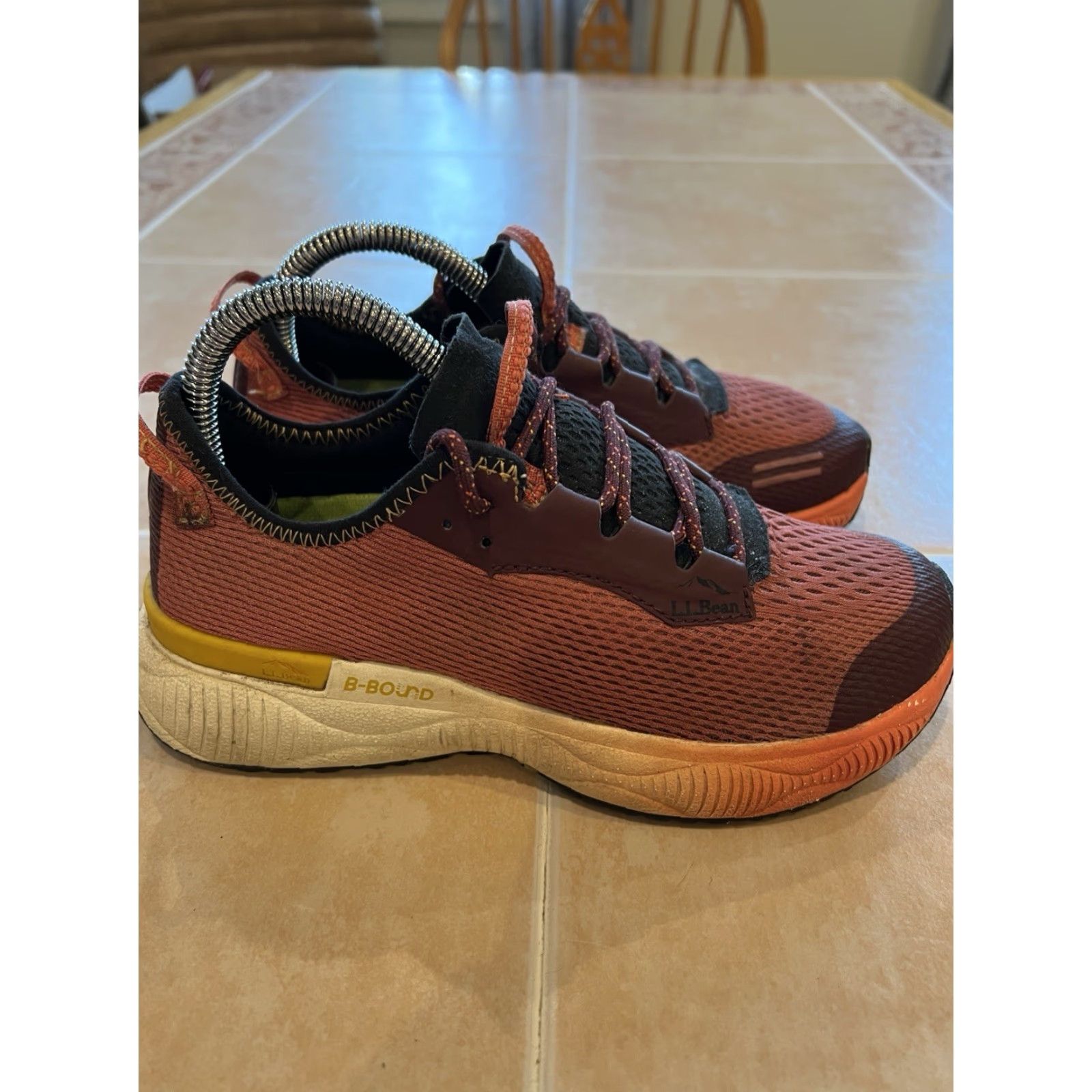 Vintage LL Bean Women’s Dirigo Sneakers Size 6.5 Red Walking Shoes Athletic Casual M Size US 6.5 / IT 36.5 - 3 Thumbnail