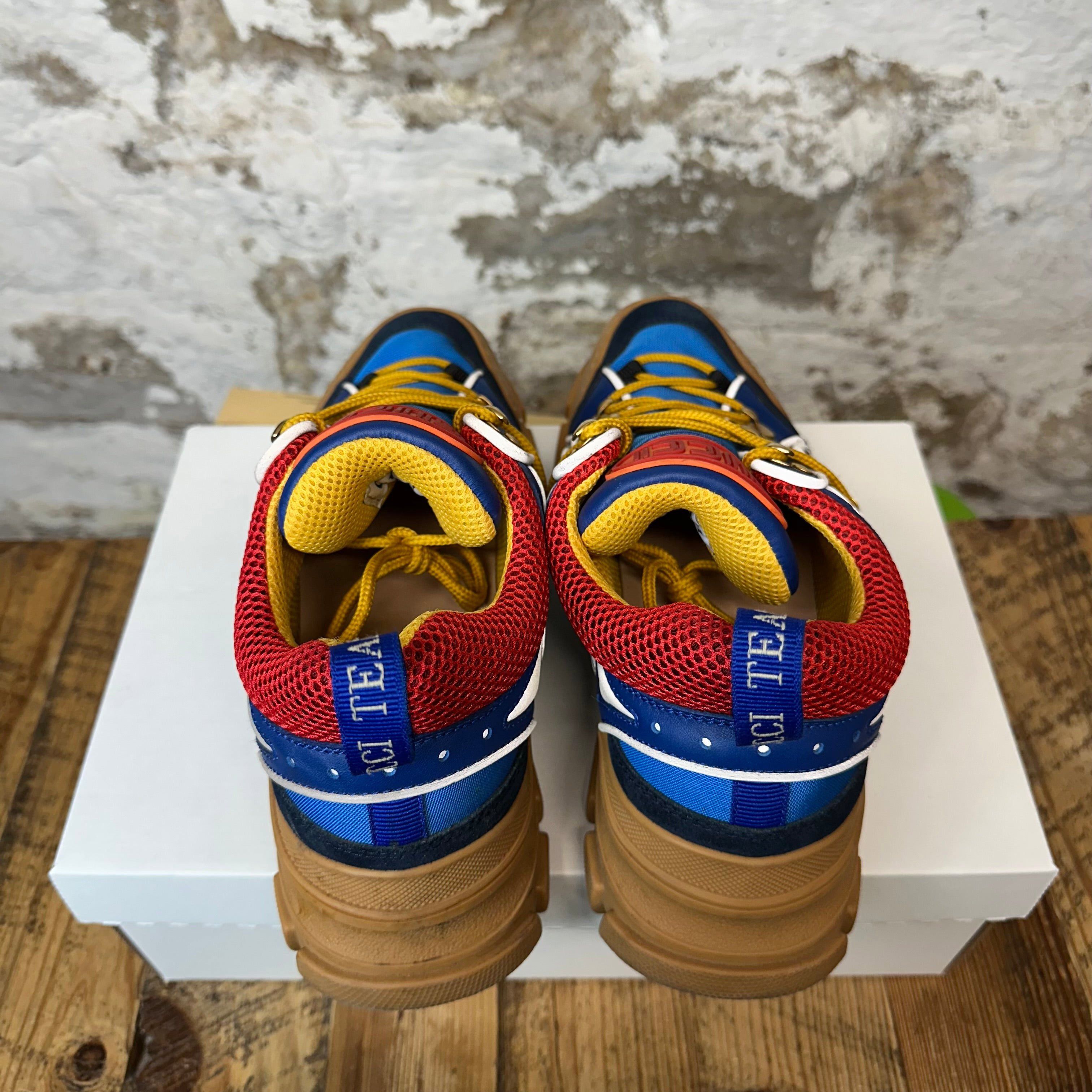 Gucci Gucci Flashtrek Red Blue Brown Boot Sneaker Sz 7 Size US 7 / EU 40 - 7 Thumbnail