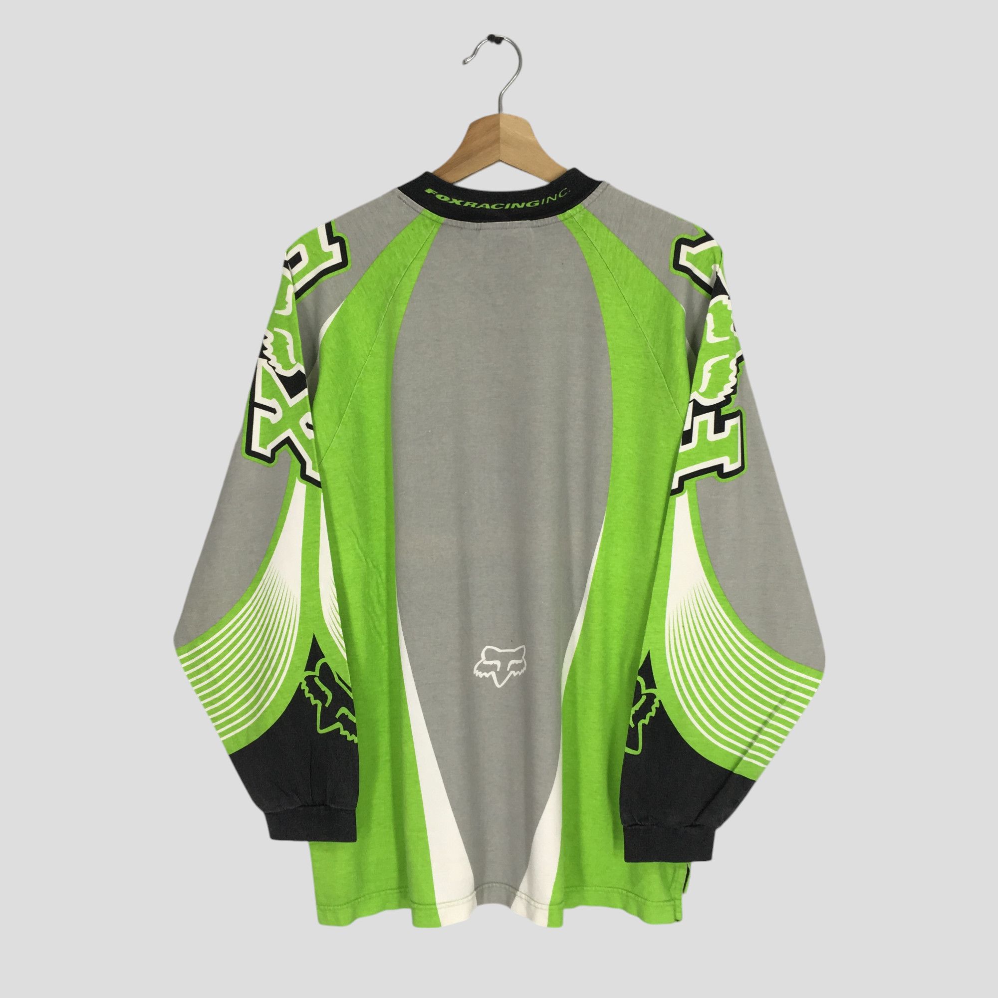 Vintage 90s Fox Racing Team Motocross Dirt Bike T Shirt
