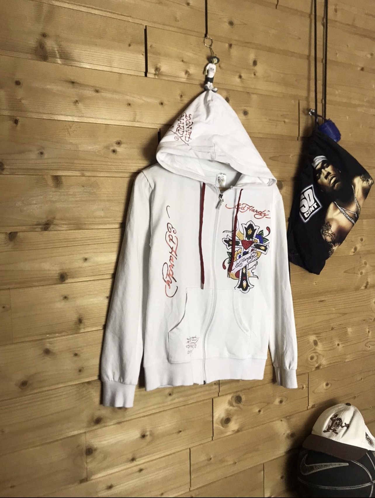 Ed Hardy Vintage Ed Hardy zip hoodie Size S / US 4 / IT 40 - 1 Thumbnail