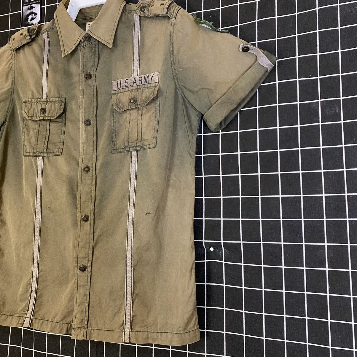 Buzz Rickson's 🇯🇵 C.A.B CLOTHING SUN FADED US ARMY BUTTON UP SHIRT Size US L / EU 52-54 / 3 - 10 Thumbnail