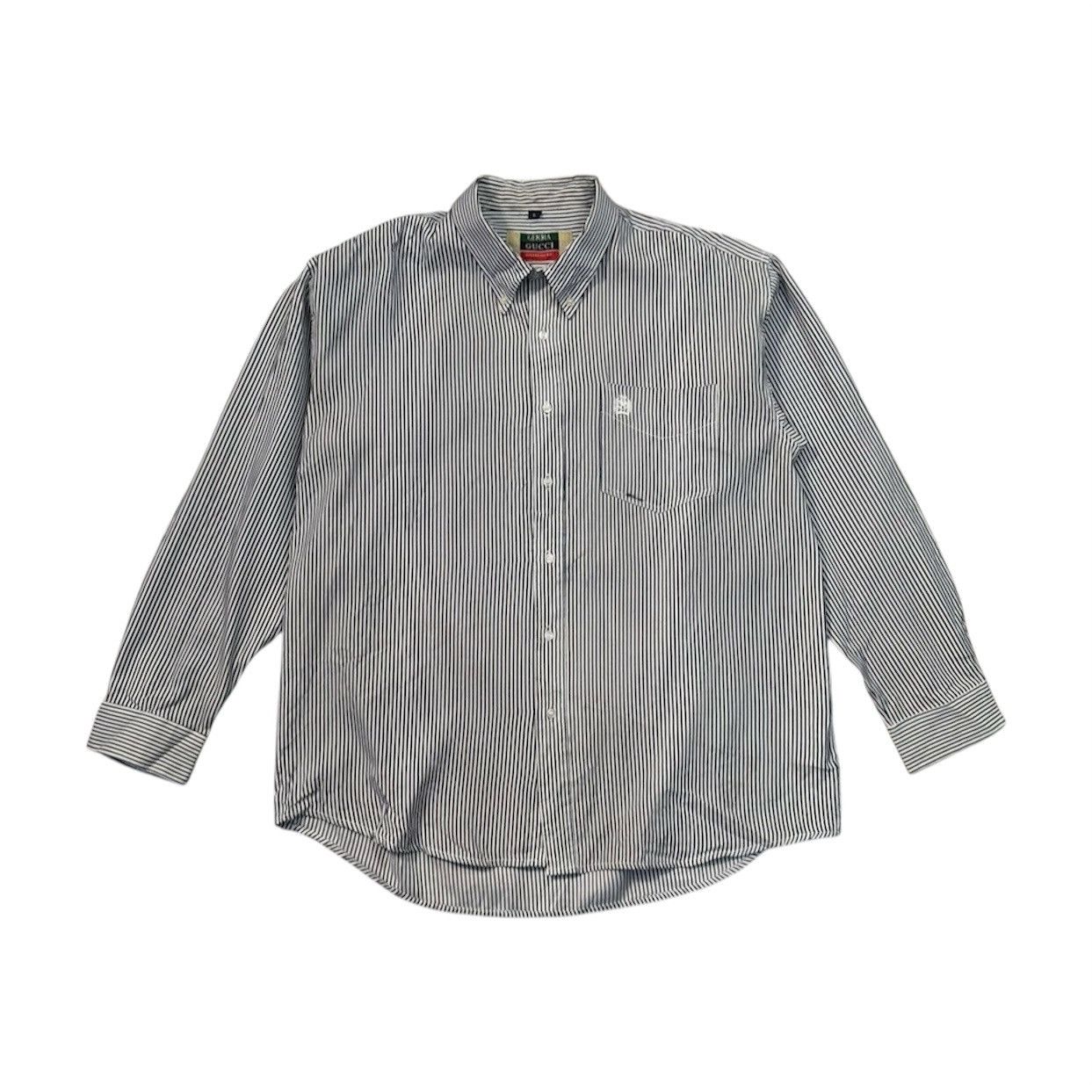Gucci Vintage Gemma Gucci Striped Button Up Shirt Size US L / EU 52-54 / 3 - 1 Thumbnail