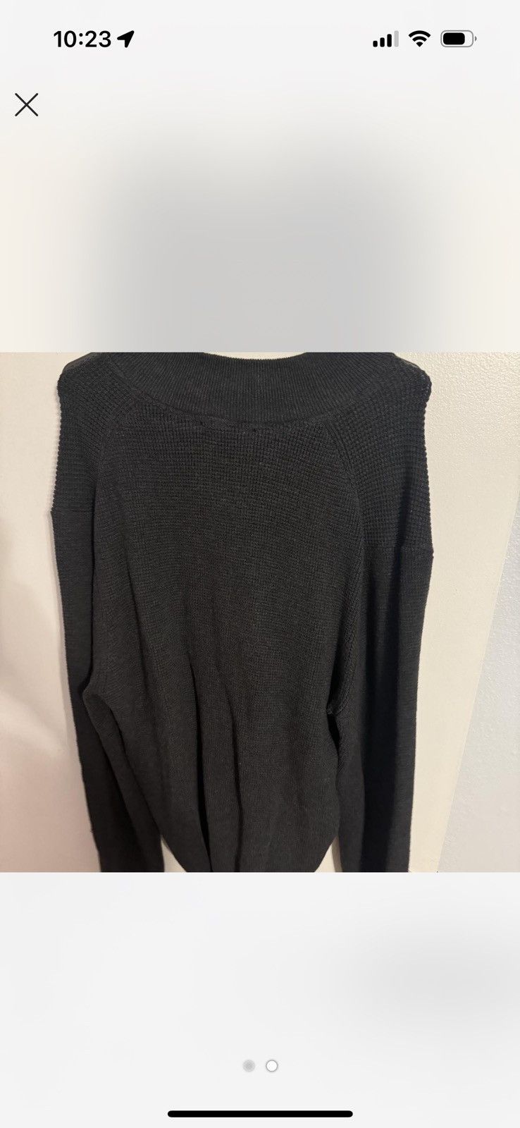 Other Black zip-up sweater #winterknits brand is Daniel bishop Size US XXL / EU 58 / 5 - 3 Thumbnail