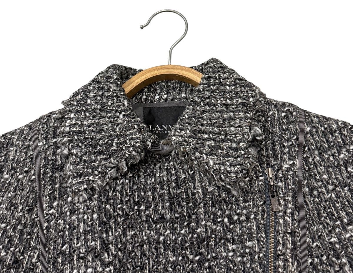 Lanvin Vintage Lanvin Collection Double Collar Wool Jacket Size S / US 4 / IT 40 - 6 Thumbnail