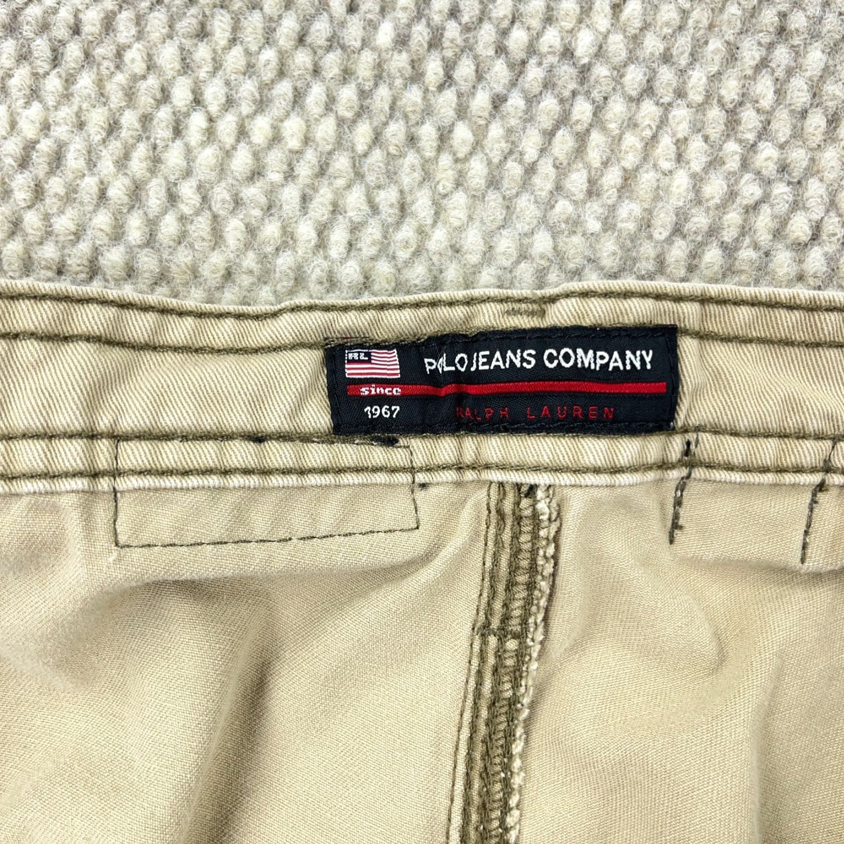 Polo Ralph Lauren VINTAGE Polo Ralph Lauren Pants Men 36x30 Canvas Brown Carpenter Casual Workwear Grunge 90s Size US M / EU 48-50 / 2 - 5 Thumbnail