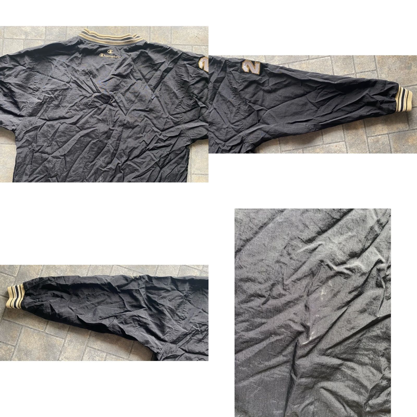Champion Champion Windbreaker Jacket Nylon St Olaf Basketball Mens Medium Black Size US M / EU 48-50 / 2 - 10 Thumbnail