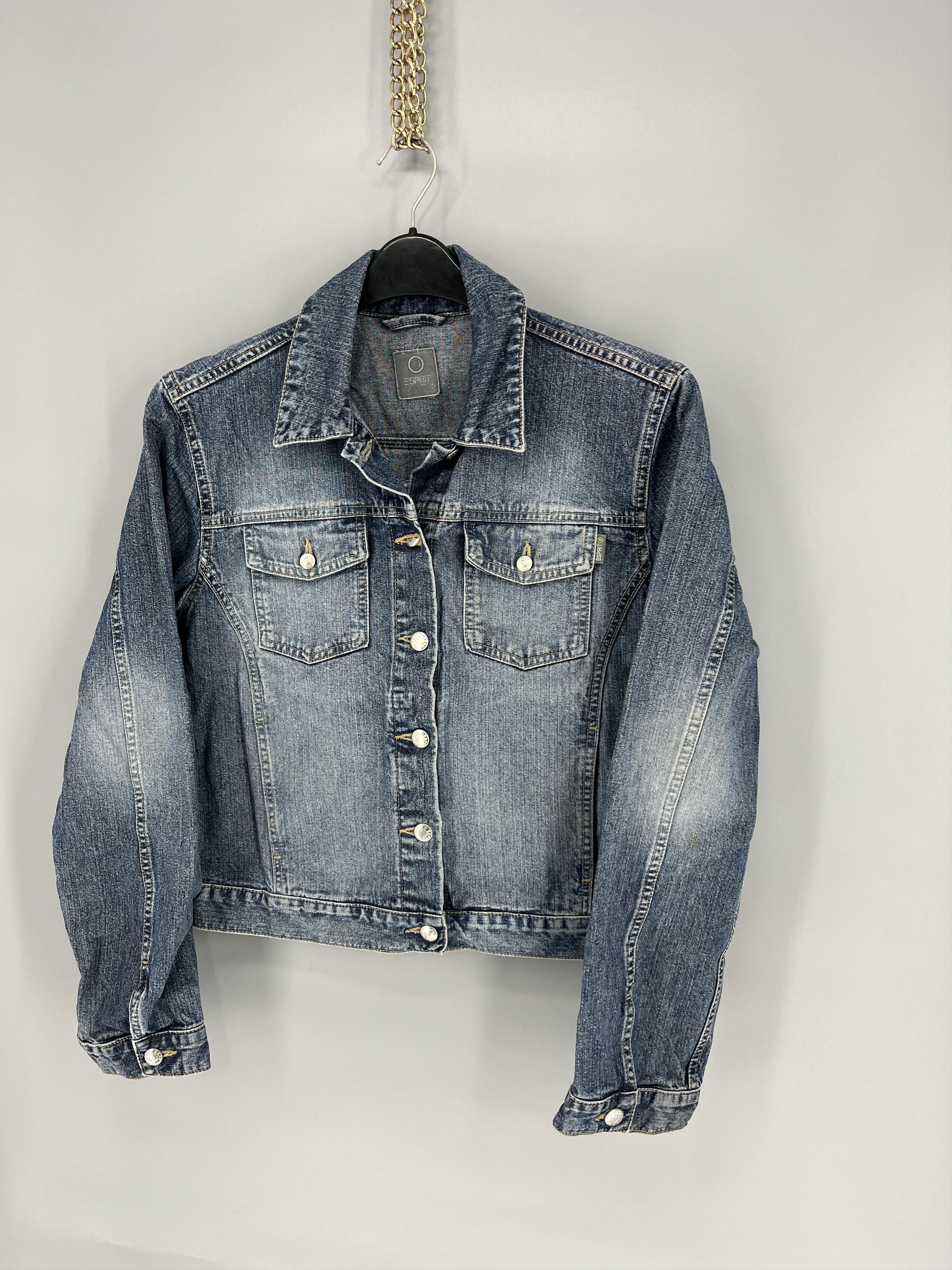 Vintage Vintage 90s Women’s Dragon Denim Jacket Size L Size L / US 10 / IT 46 - 3 Thumbnail