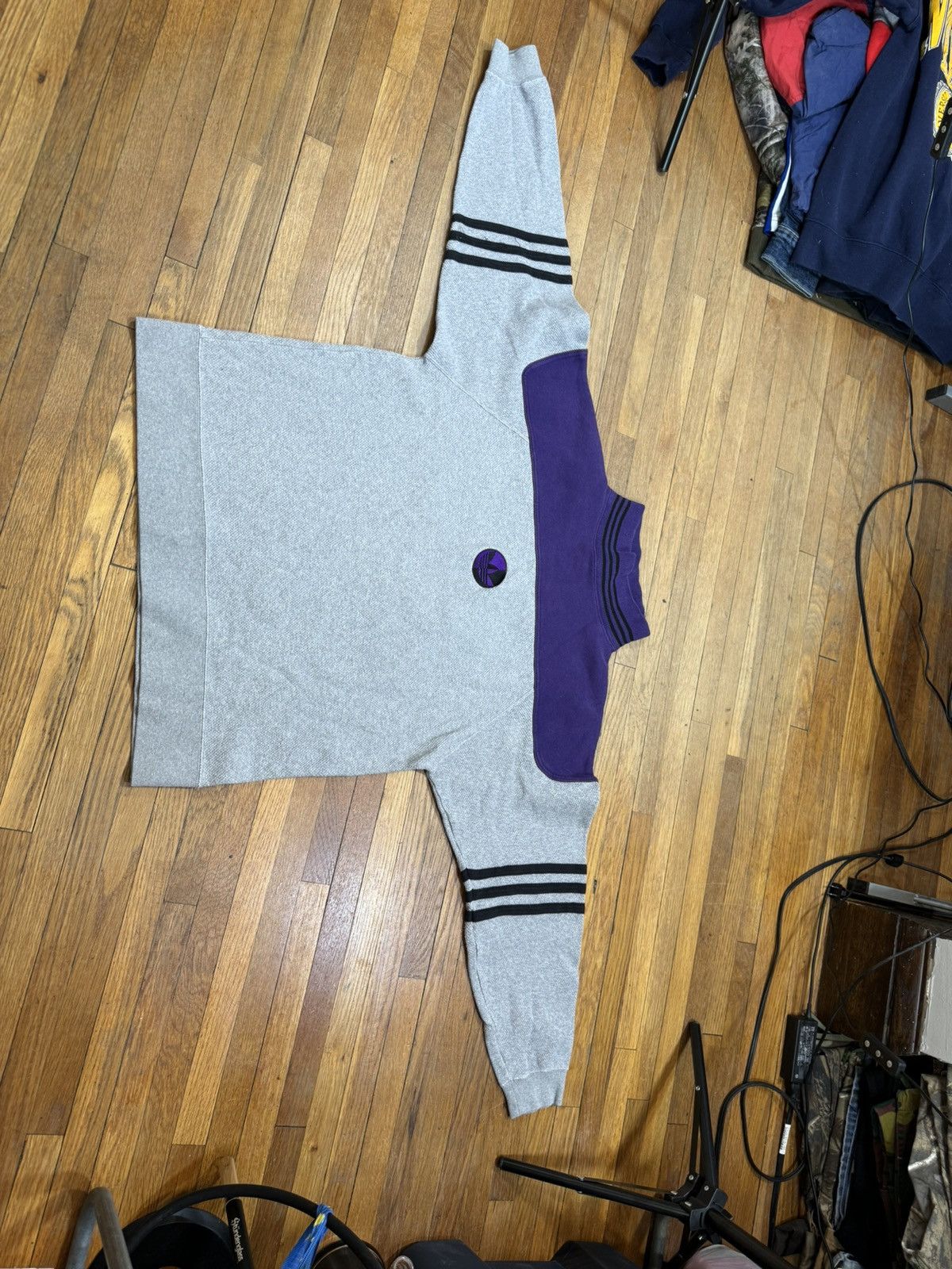 Adidas × Vintage Vintage Adidas Two Tone Sweatshirt Size US M / EU 48-50 / 2 - 5 Thumbnail