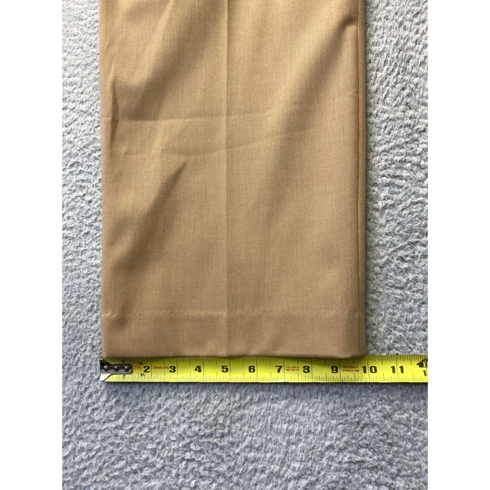 Uniqlo Uniqlo Pants Women Gold Pleated Wide-Leg 31x32 Adult Regular Wide-Leg Dress Pants Womens Size 24" / US 00 / IT 34 - 5 Thumbnail