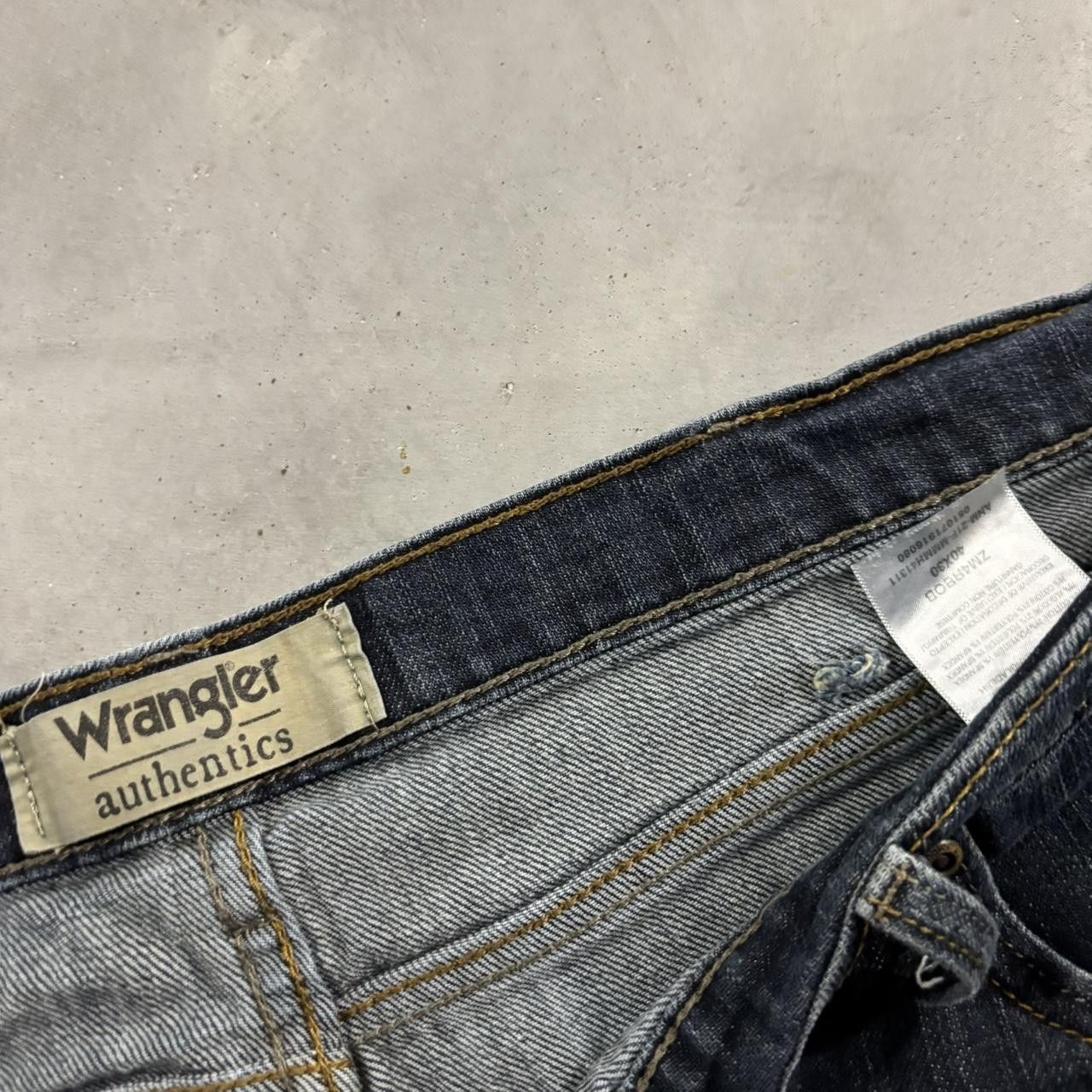 Vintage Crazy Vintage Y2K/2000s Grunge Dark Wash Denim Jeans! 40x30 Size US 40 / EU 56 - 8 Thumbnail