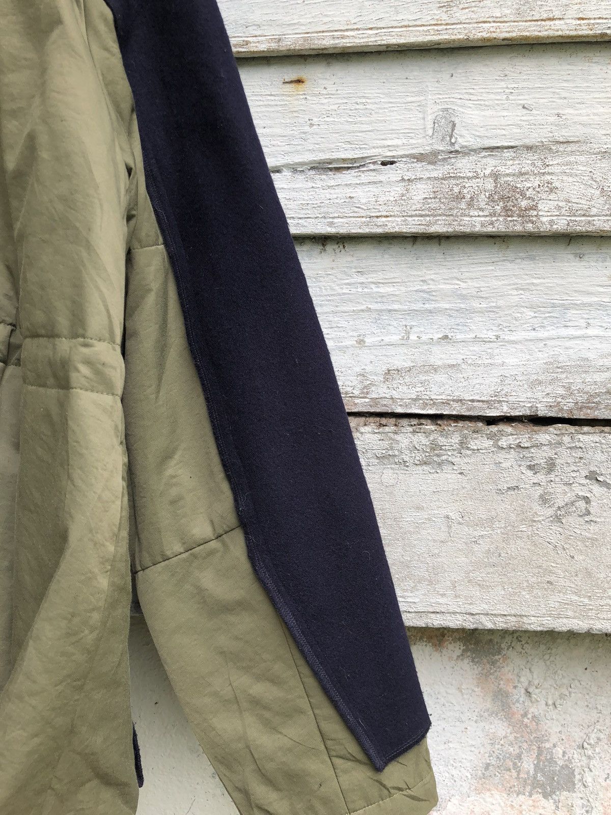 Designer × Japanese Brand Bittoko Double Breast Reconstruct Nylon Wool Jacket Size S / US 4 / IT 40 - 7 Thumbnail
