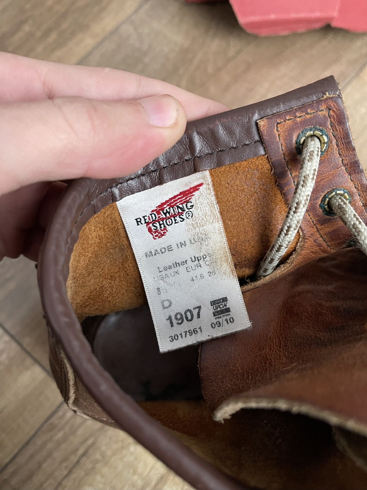 Red Wing Red Wing 1907 Moc Toe Leather Shoes Boots Vintage USA Size US 8.5 / EU 41-42 - 16 Thumbnail