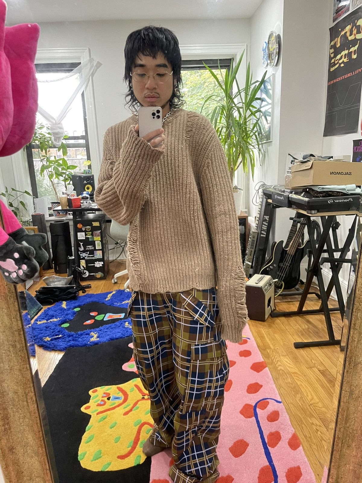 JW Anderson JW anderson oversized heavy knit brown wool/alpaca sweater Size US S / EU 44-46 / 1 - 12 Thumbnail