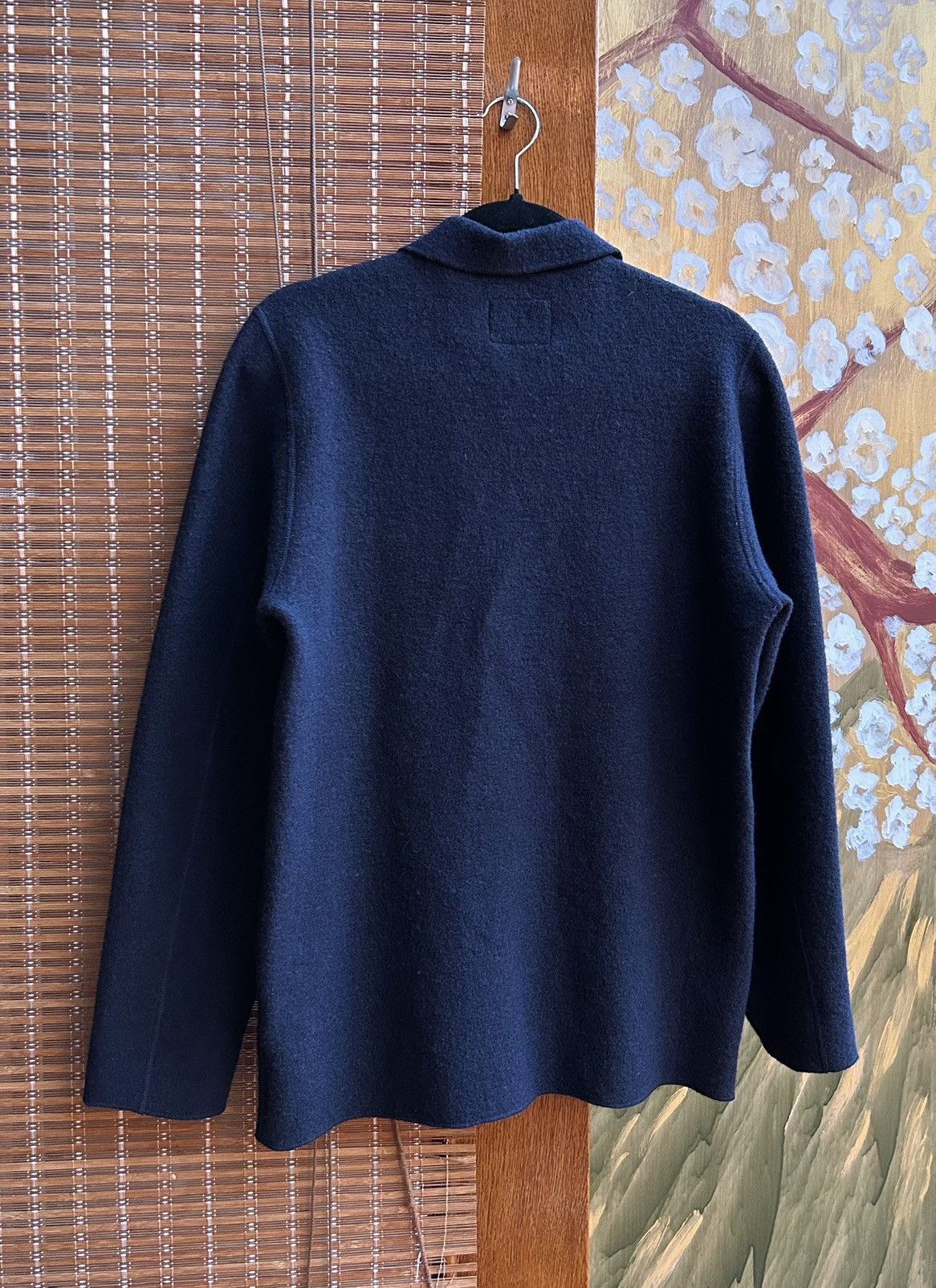 Other Bric-A-Brac AW-24 Boiled Wool Navy Basic Patch Pocket Jacket Size US XS / EU 42 / 0 - 2 Thumbnail