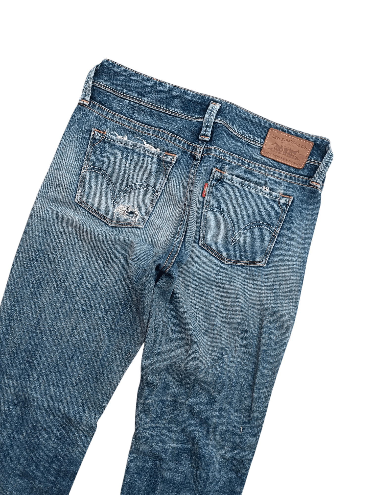Levi's × Levi's Vintage Clothing × Vintage Vintage Levis Flared Faded Washed Distressed Denim E018 Size US 30 / EU 46 - 4 Thumbnail
