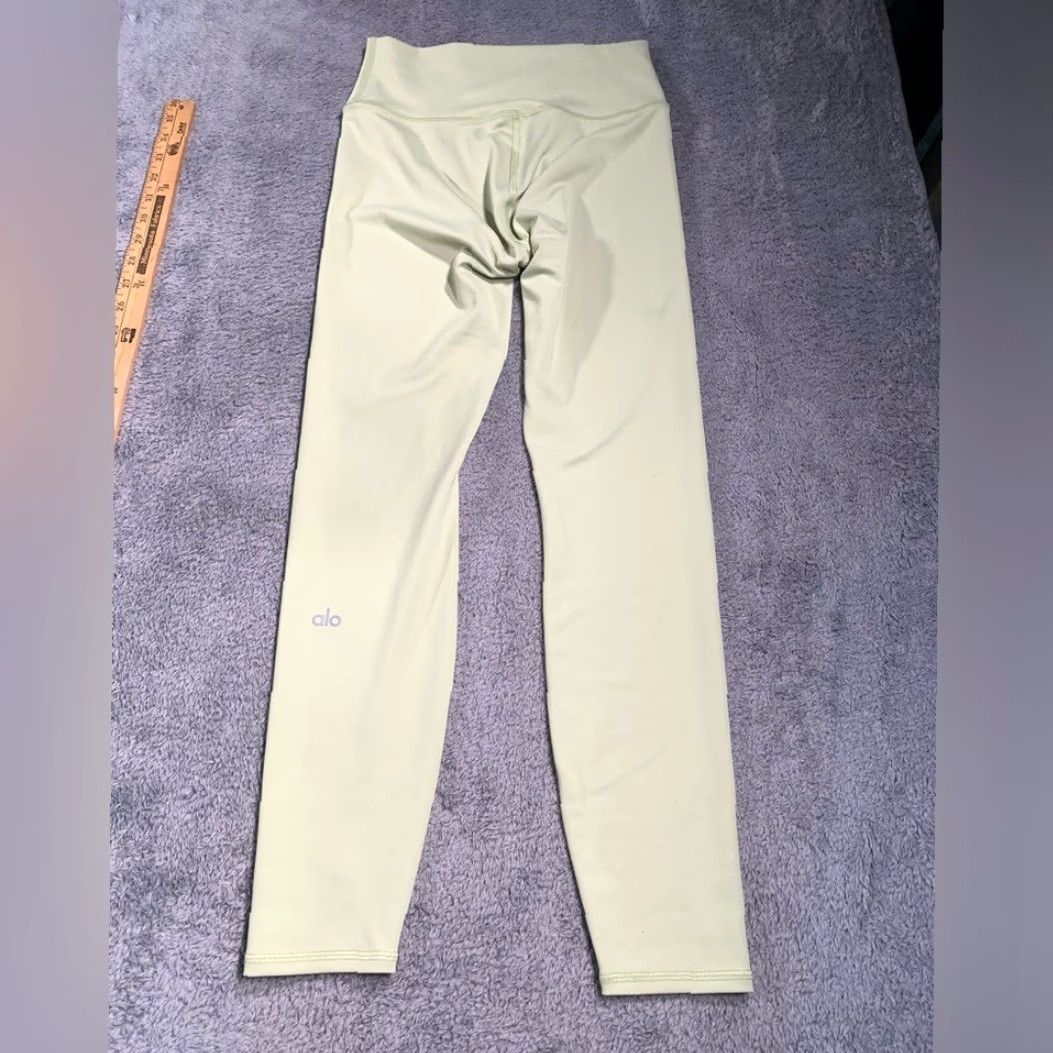 Alo Yoga Alo Yoga Leggings Medium Green Ankle Women M Size 32" / US 10 / IT 46 - 6 Thumbnail