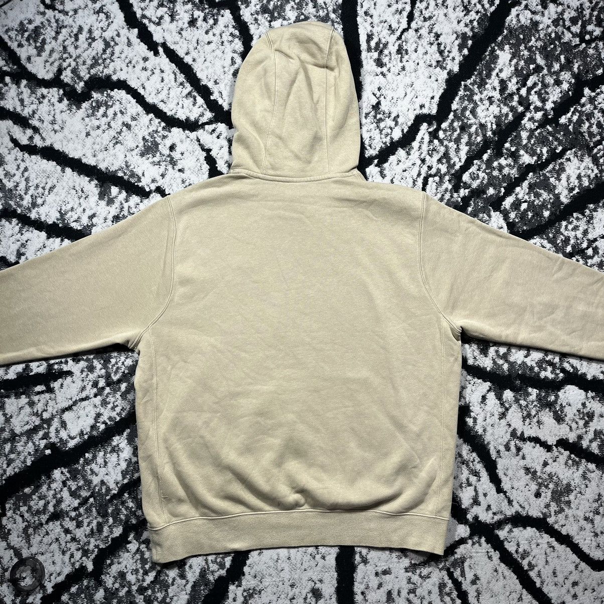 Nike × Vintage Vintage Style Nike Beige Hoodie Sweatshirt Small Swoosh Logo Size US L / EU 52-54 / 3 - 4 Thumbnail
