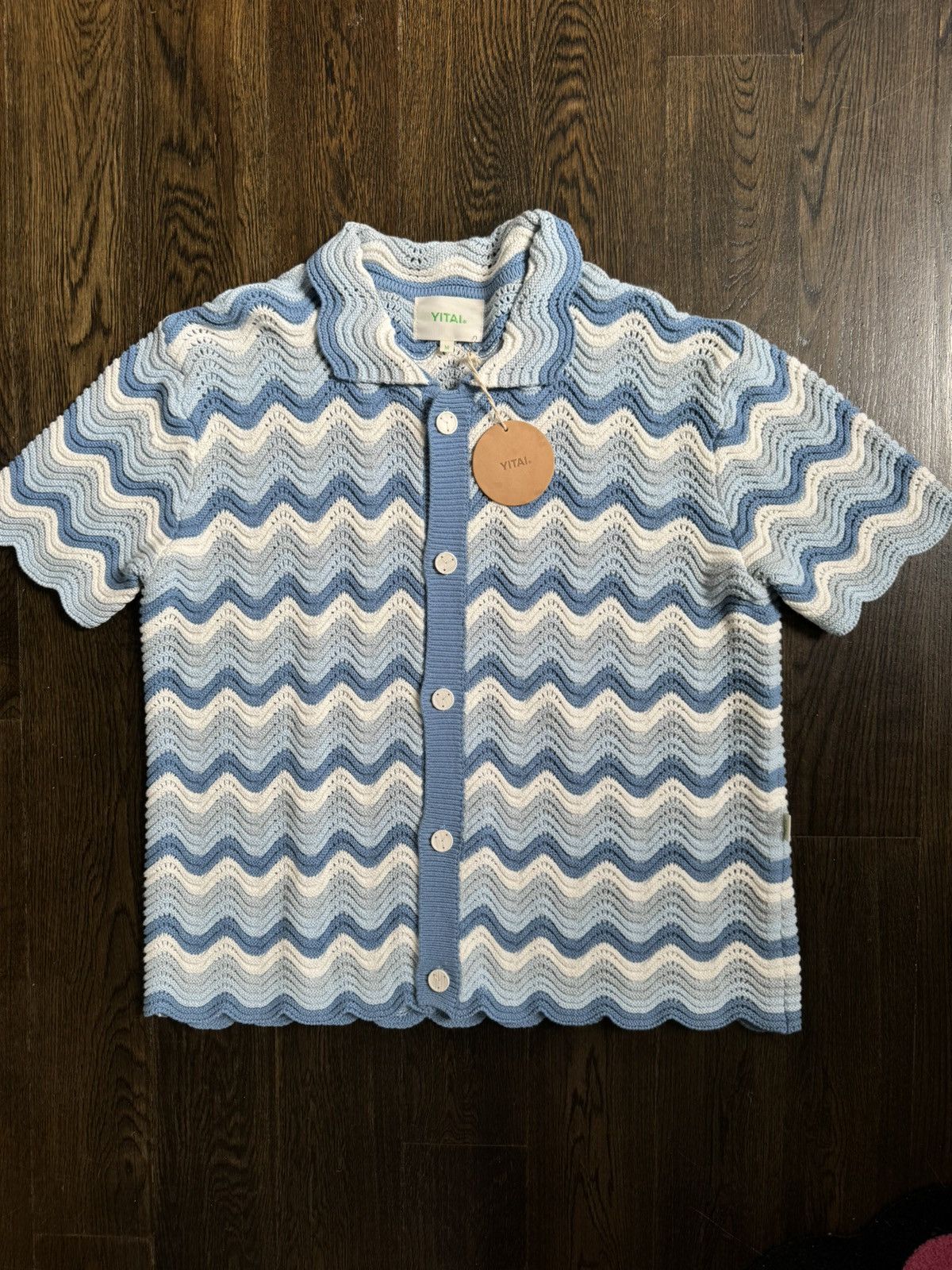 YITAI Azure Shale Stitch Button-Up Size US M / EU 48-50 / 2 - 1 Thumbnail