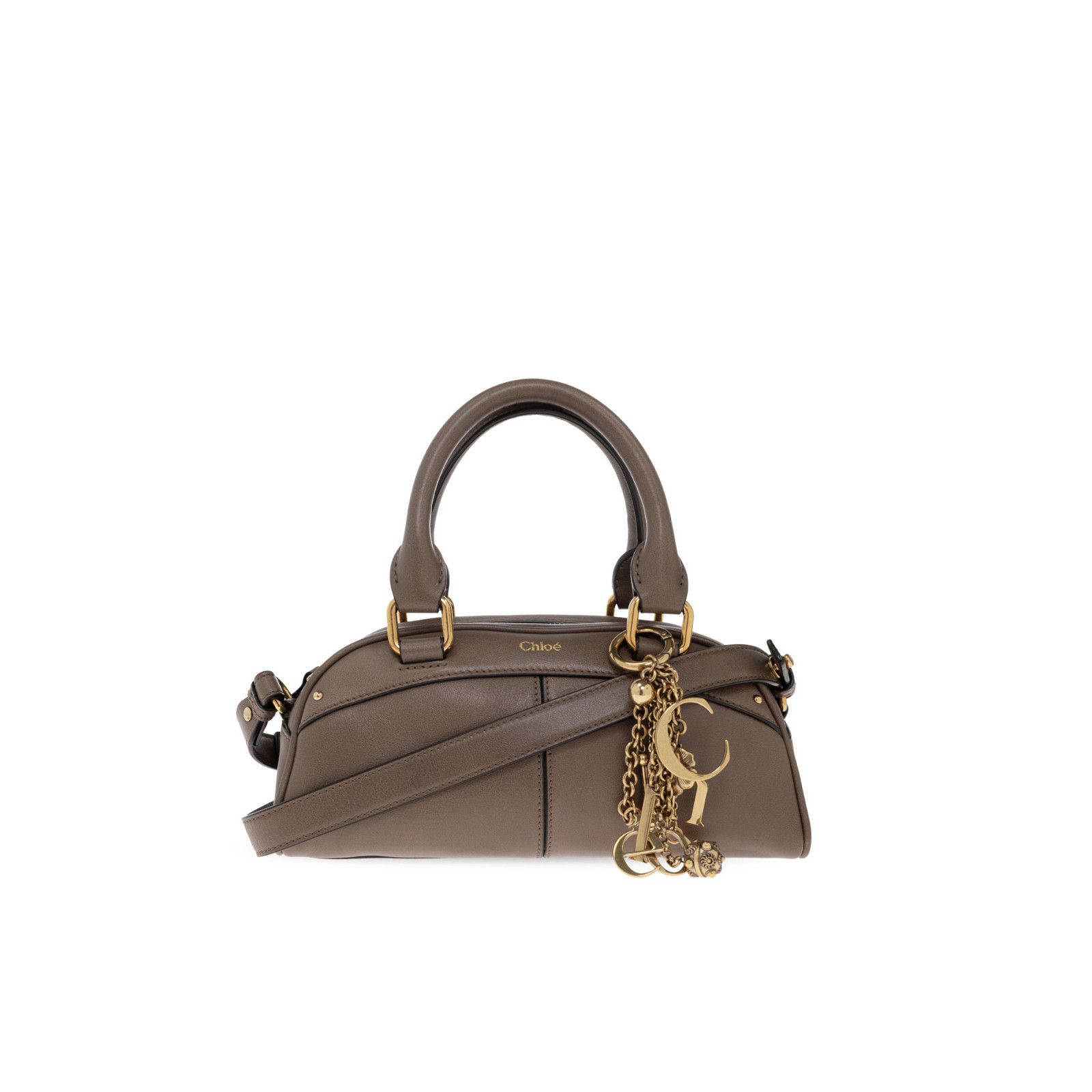 Chloe Chloe Bowling Small Deep Taupe Top Handle Bag New & Authenti Size ONE SIZE - 1 Thumbnail