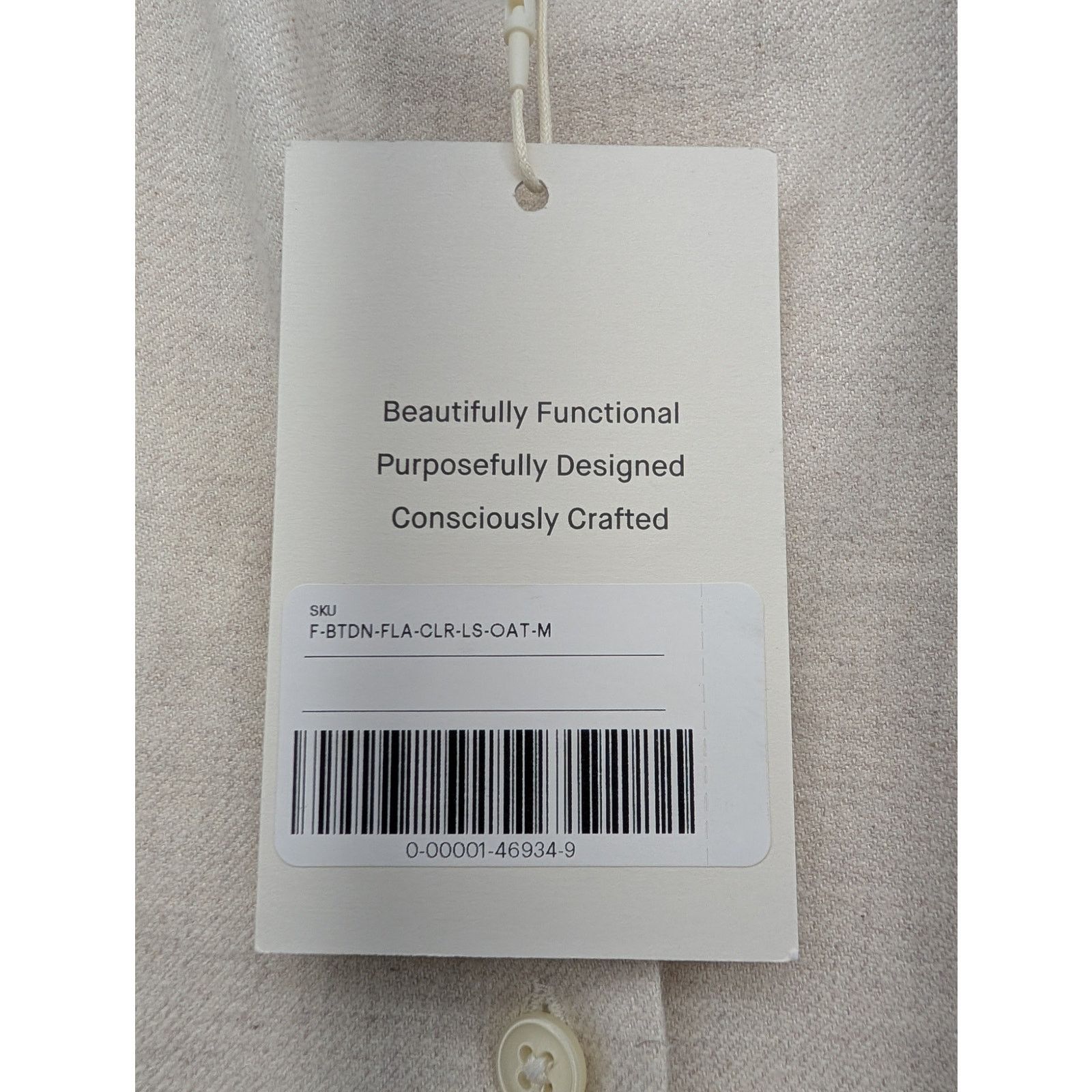 Everlane NWT Everlane Women's Flannel Shirt in Heathered Oat size Med Size S / US 4 / IT 40 - 6 Thumbnail