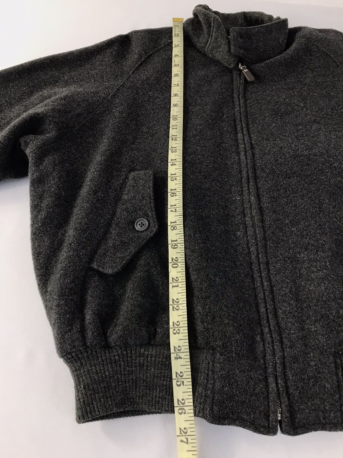 Japanese Brand Vintage Gulk Homme Bomber Jacket Wool Double Pocket Style Size US L / EU 52-54 / 3 - 14 Thumbnail