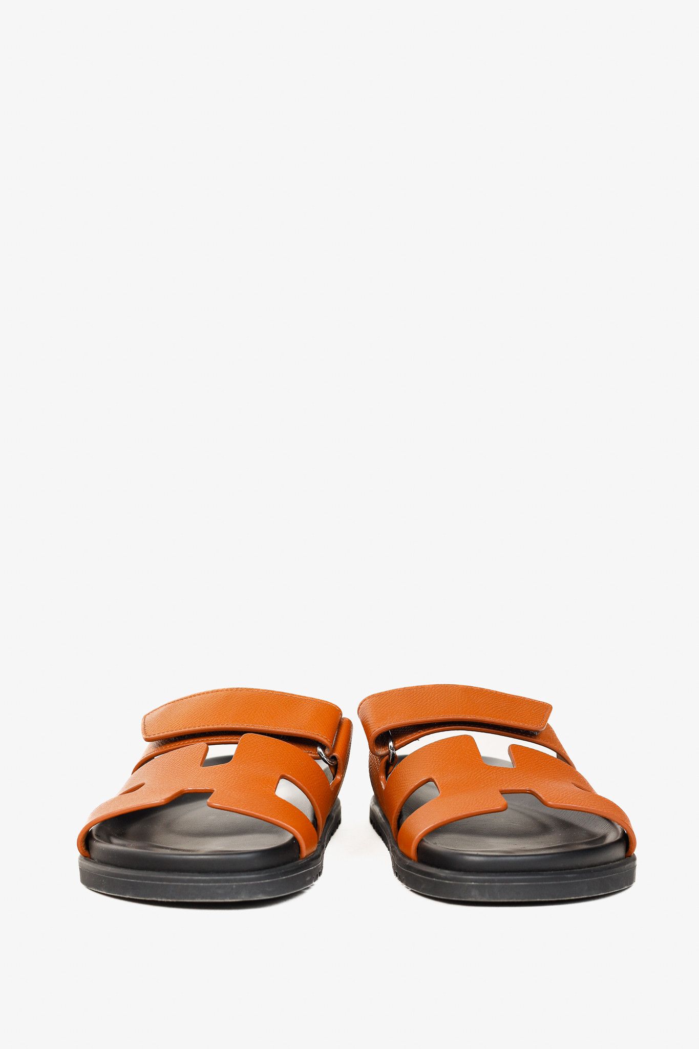 Hermes Hermes Chypre Naturel Leather Techno-Sandals Size US 6.5 / IT 36.5 - 3 Thumbnail