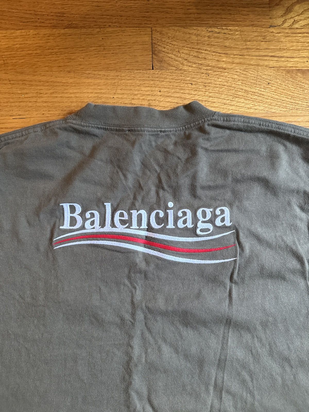 Balenciaga BALENCIAGA “ LOGO TEE” Size US S / EU 44-46 / 1 - 4 Thumbnail