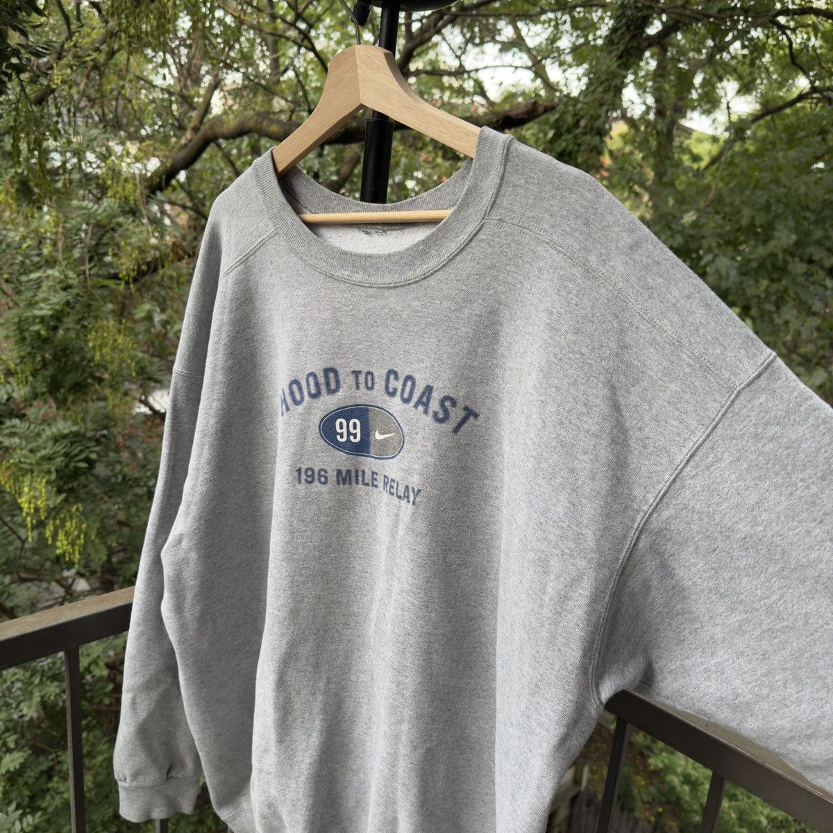 Nike Nike Running Hood To Coast Faded Sweatshirt ERD Grunge Size US XXL / EU 58 / 5 - 4 Thumbnail